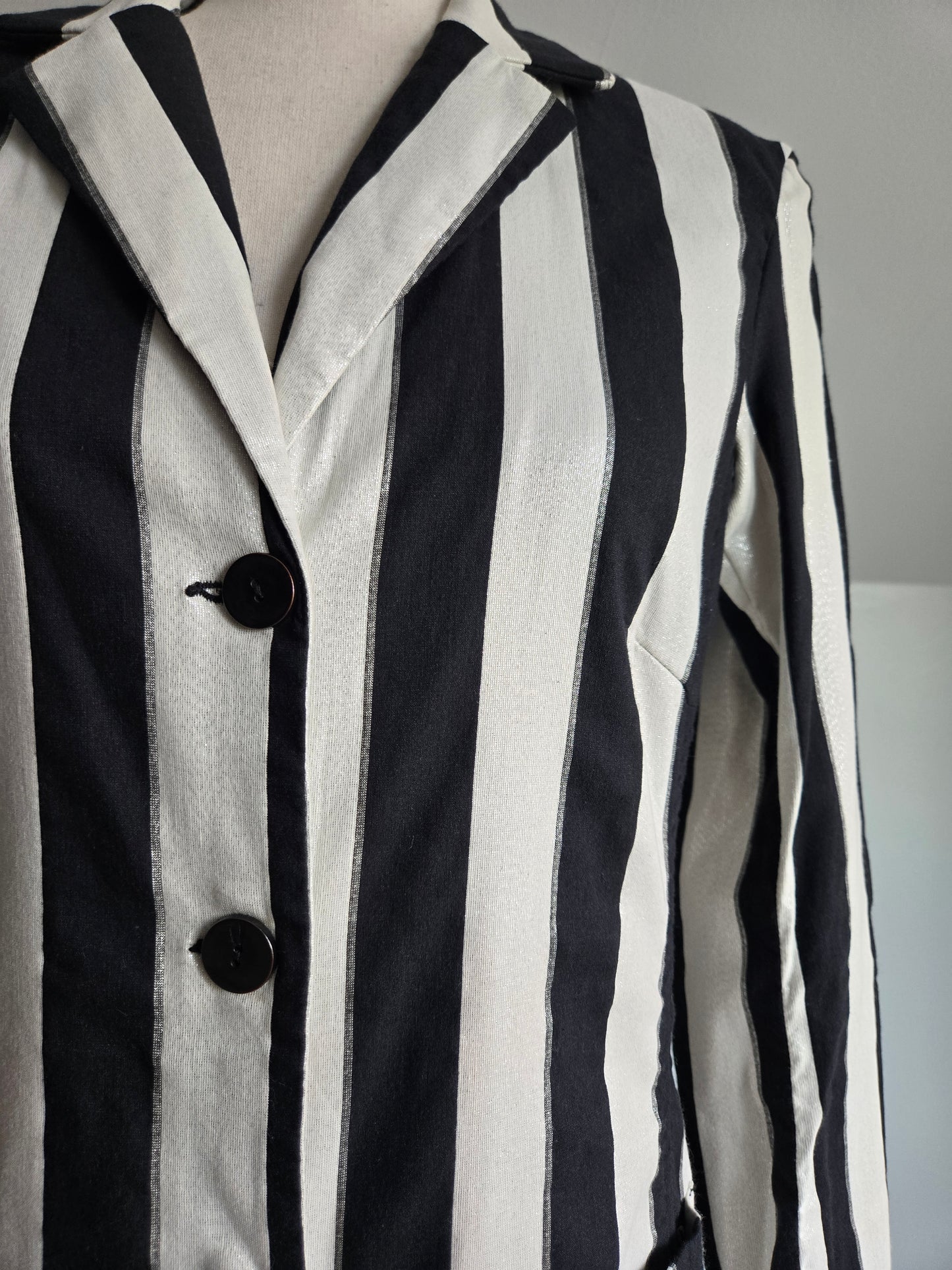 Bitte Kai Rand 1981 Stripe Long Blazer Made in Turkey - Medium