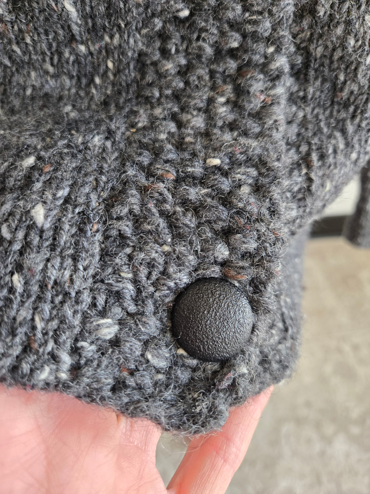 Foxglove Irish Wool Cardigan - L/XL