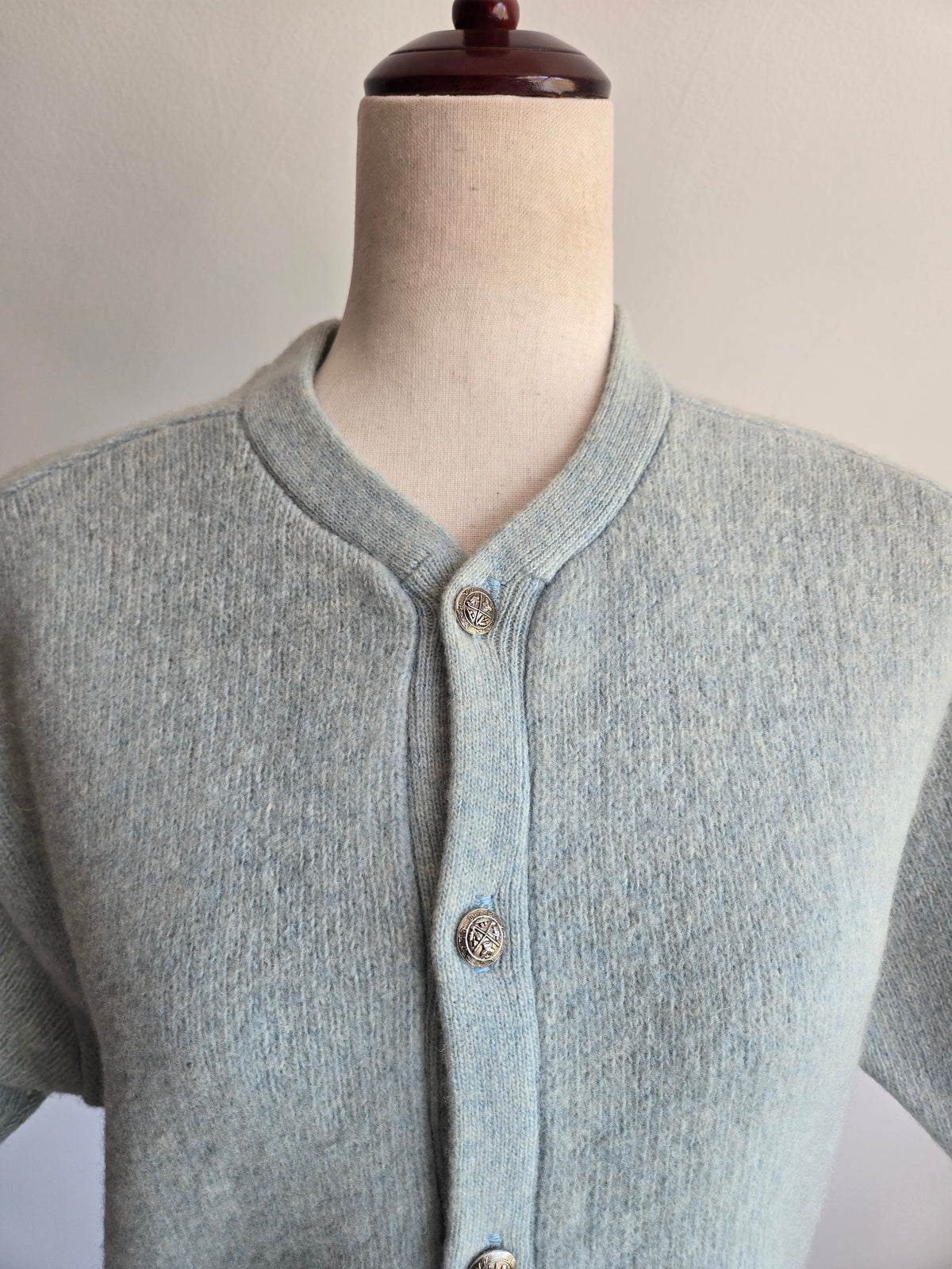 Vintage 1960s Pennys Towncraft Wool Sweater Cardigan - M/L