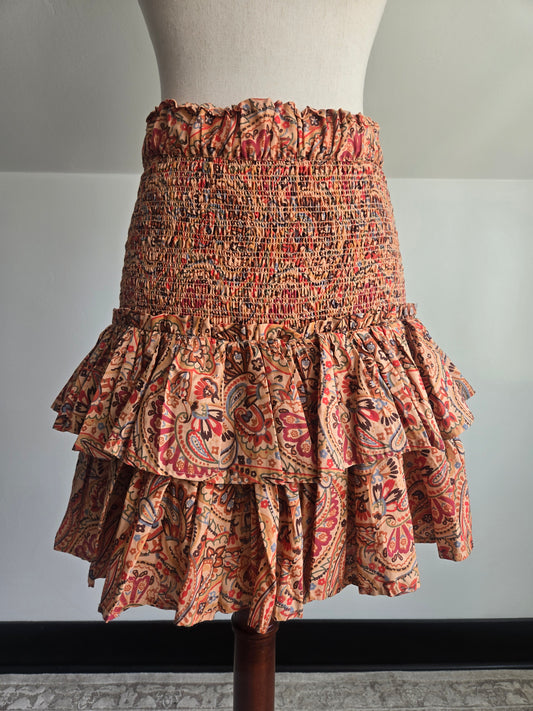 House of Harlow 1960 Cotton Paisley Skirt - Medium