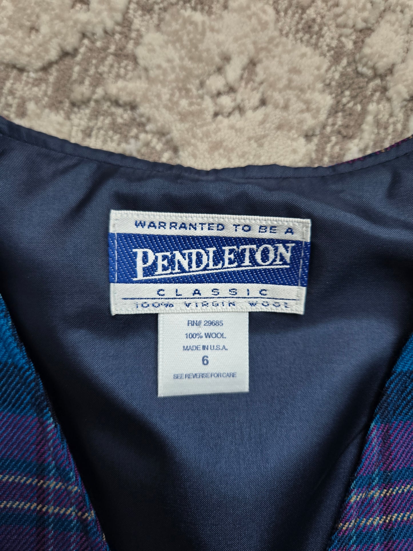 Pendleton Vintage Wool Two Piece Set -