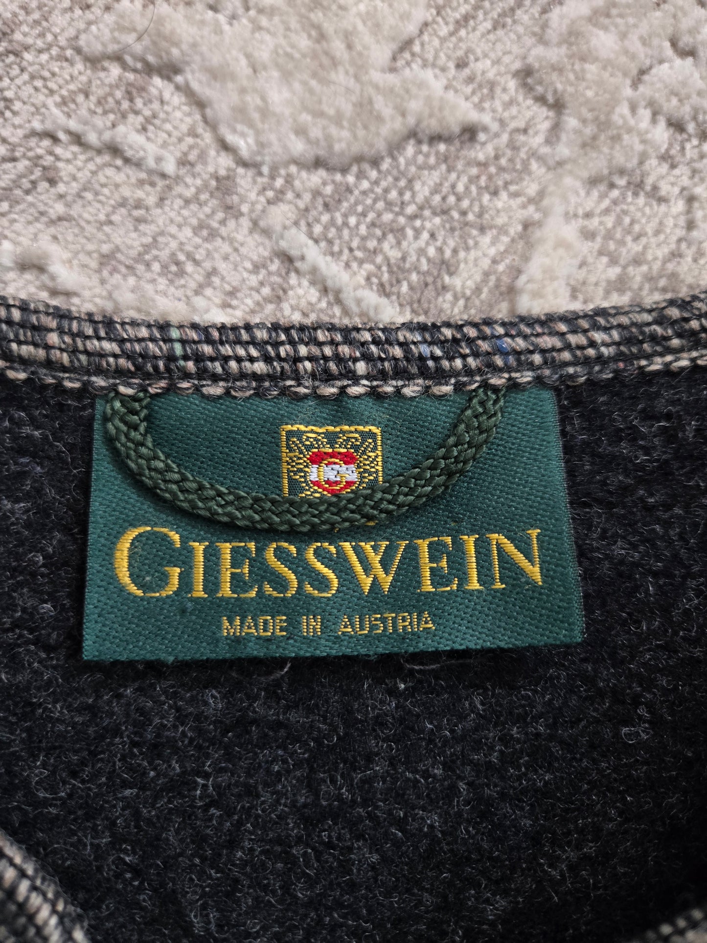 Geisswein Boiled Wool Coat Made in Austria - XL/2XL