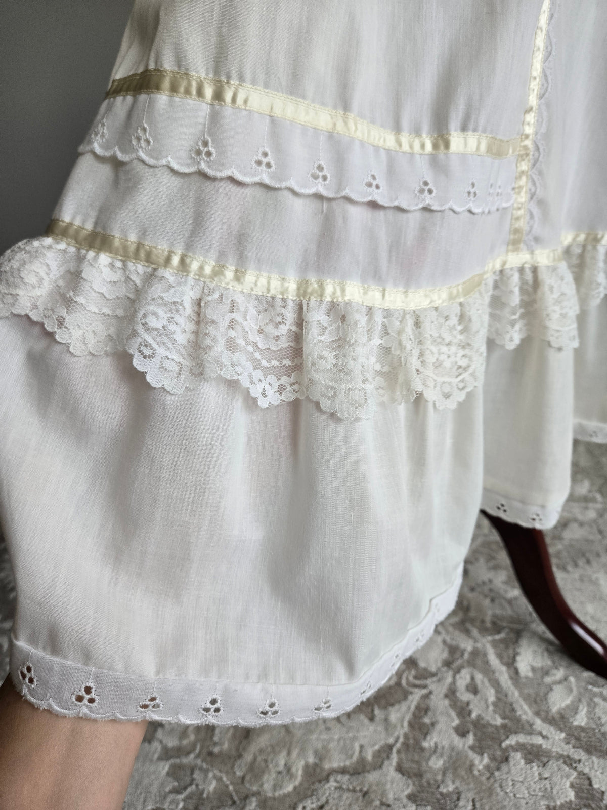 Vintage Gunne Sax by Jessica San Fransisco Cotton Prairie Dress - S/M