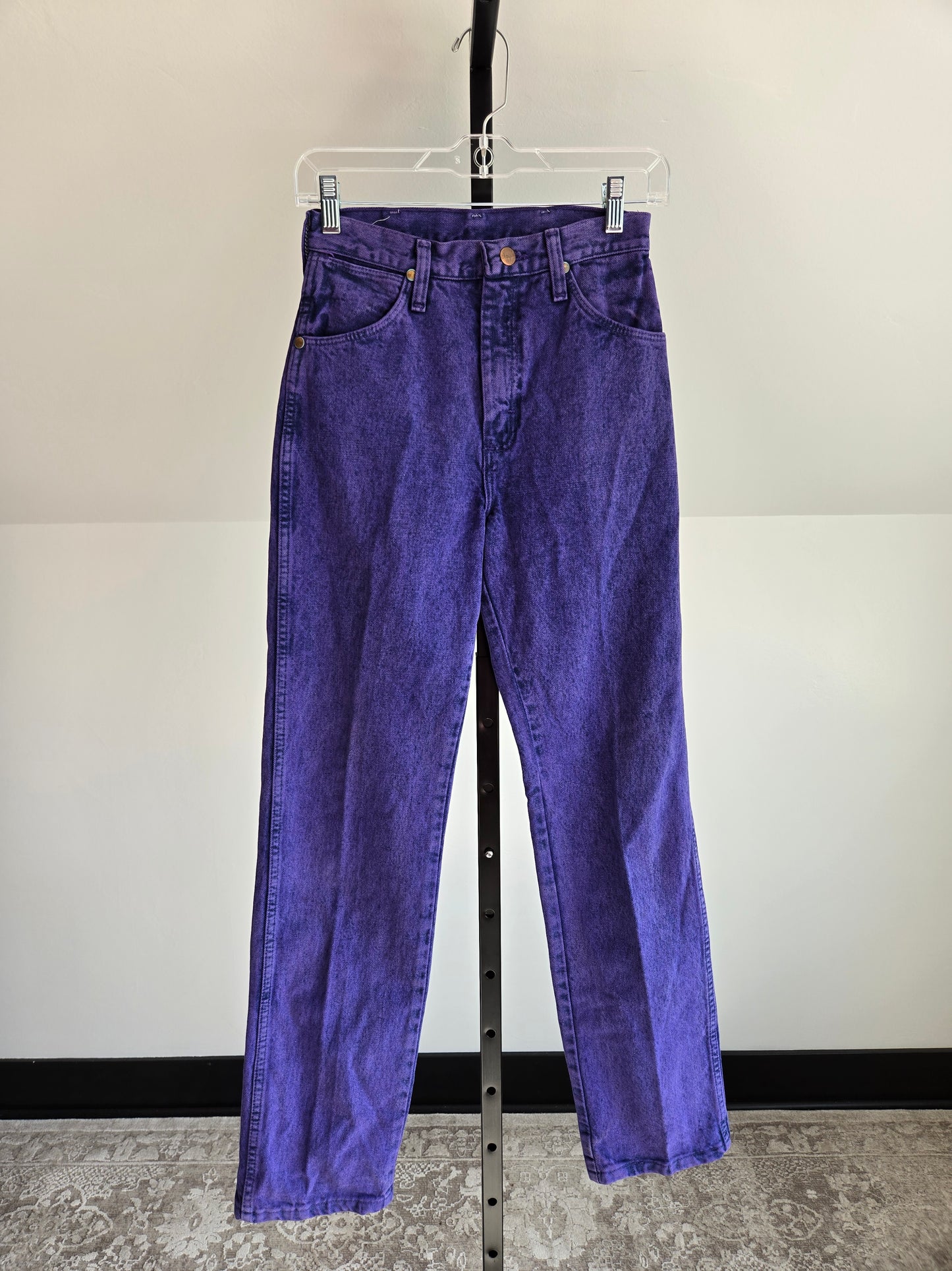 Purple Made in USA Vintage Wranglers - W25-26"