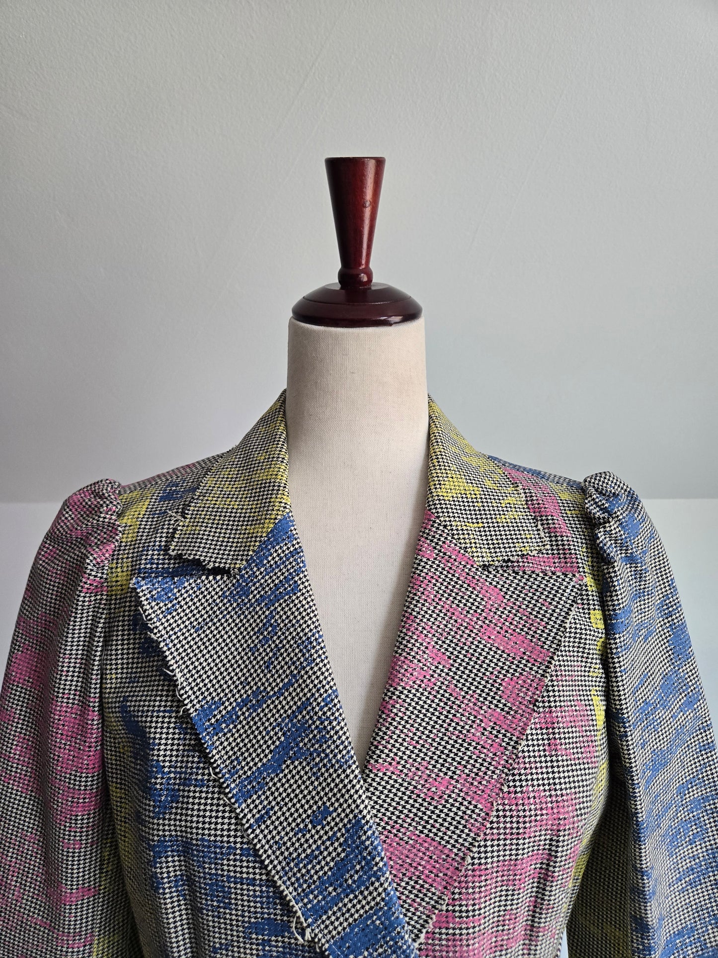 Coromo Japanese Avant Garde Asymmetrical Cotton Blazer - Medium