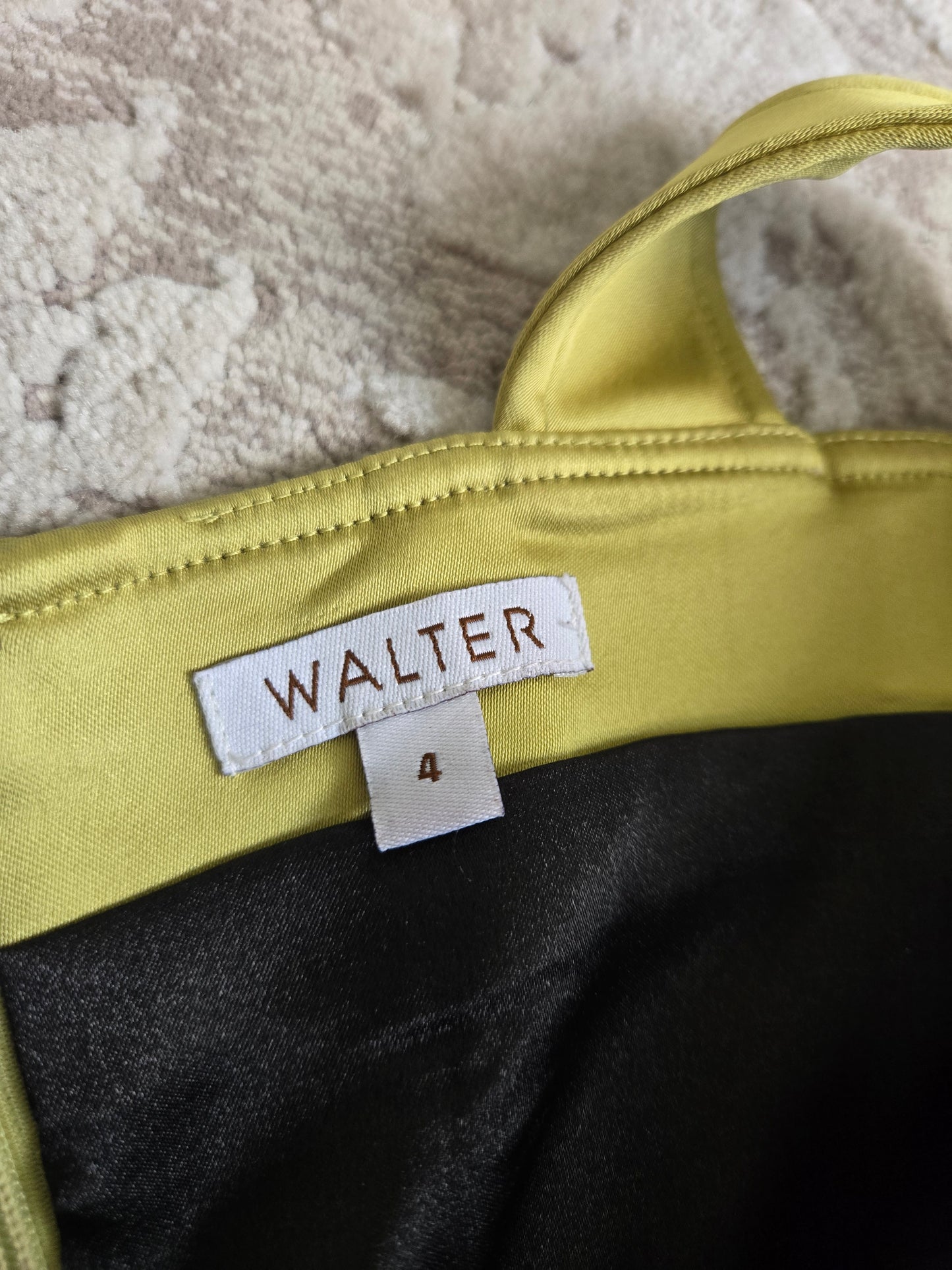 Walter Chartreuse Green Corset Top - XS/S