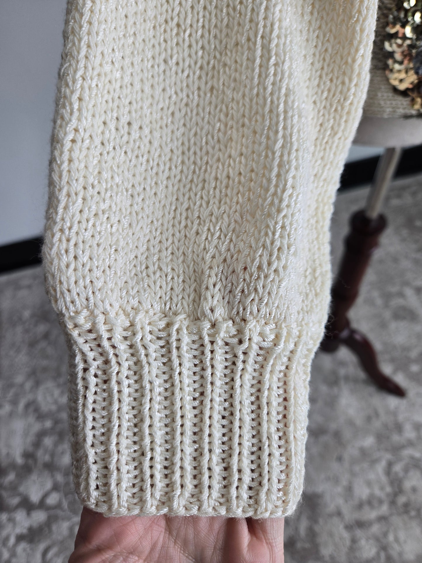 Nannell Vintage 80s Sequin Dragon Sweater - medium