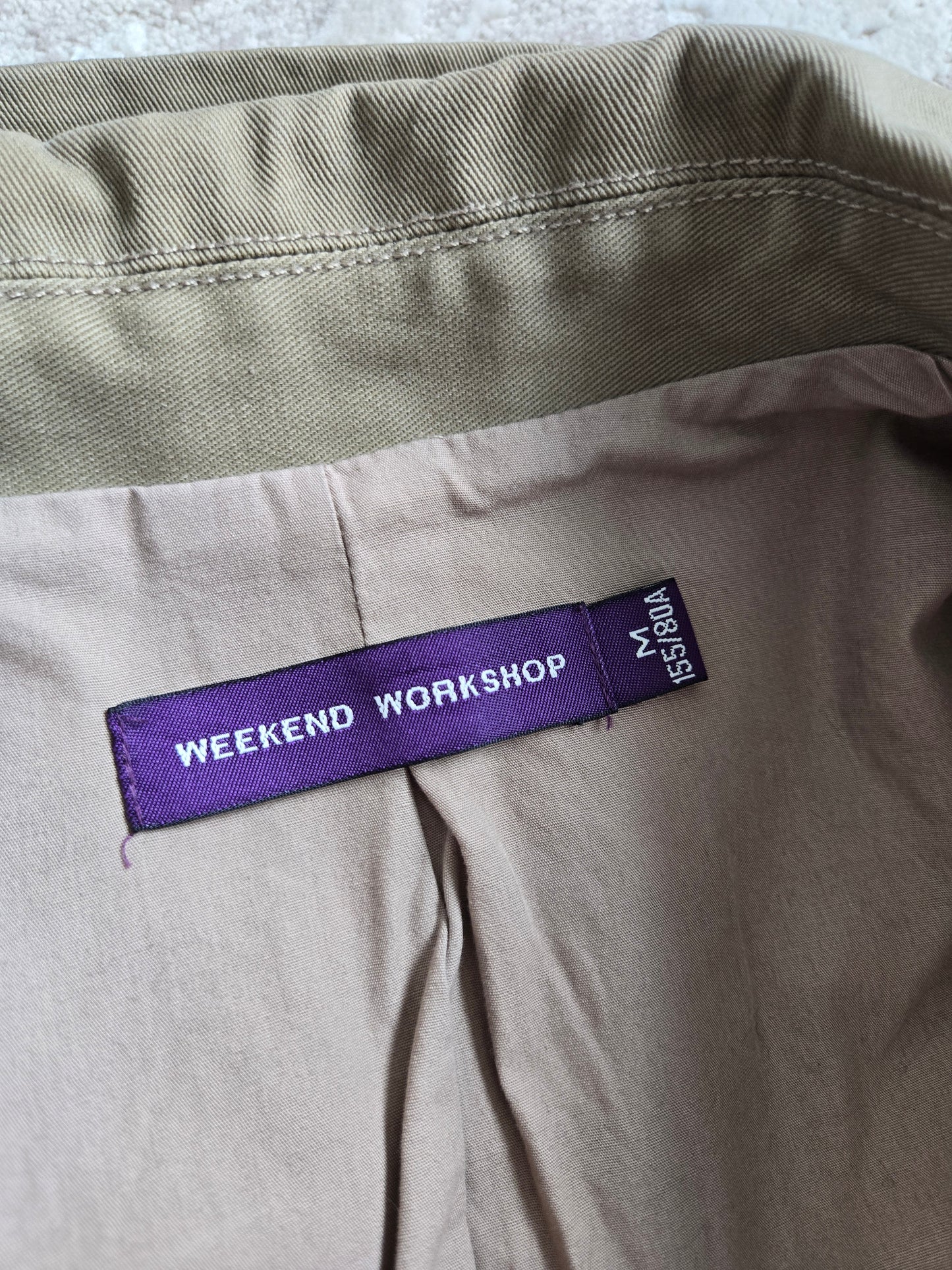 Weekend Workshop Cotton Tan Barn Coat - Small