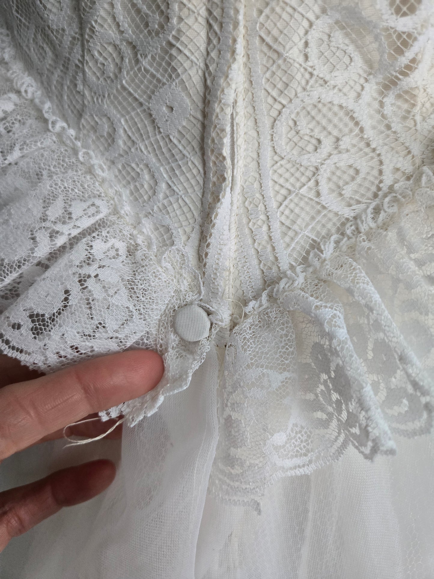 Vintage Victorian Gunne Style Wedding Dress