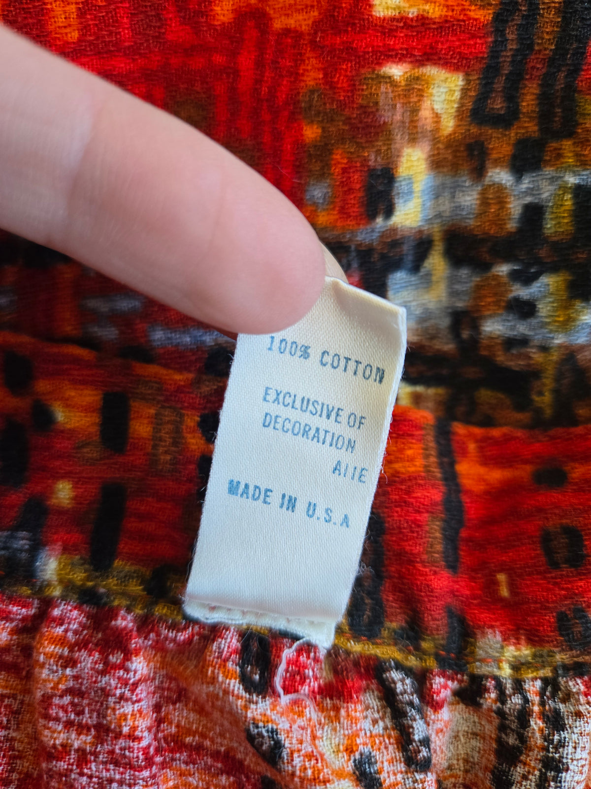 Vintage 70s Beverly Vogue Cotton Barkcloth Plaid Wrap Skirt - W26