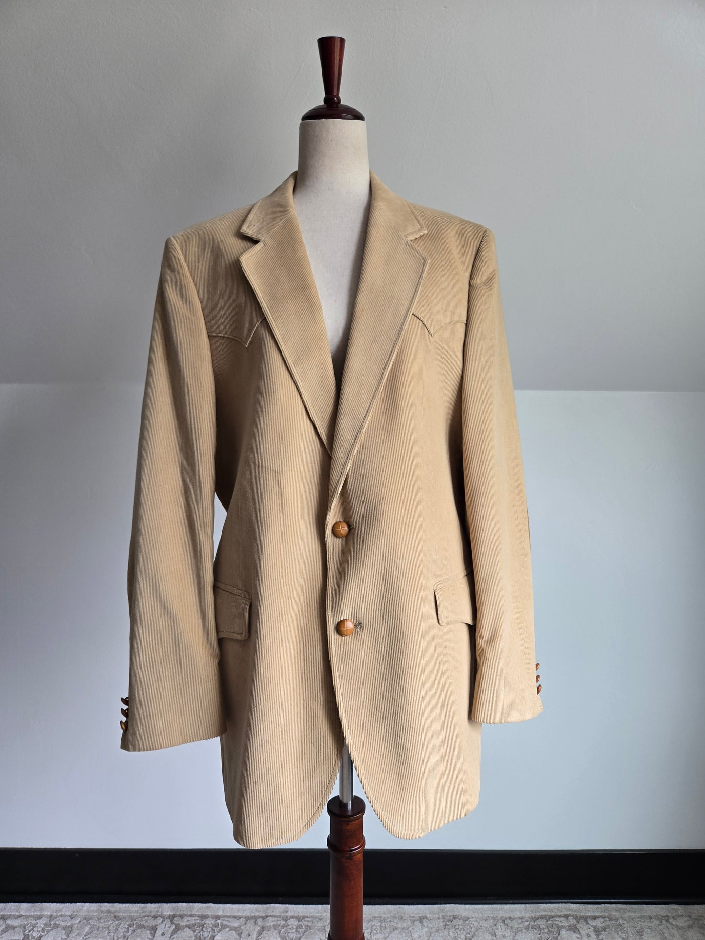 Brad Whitney Vintage Cotton Corduroy Western Blazer - L/XL