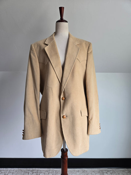 Brad Whitney Vintage Cotton Corduroy Western Blazer - L/XL