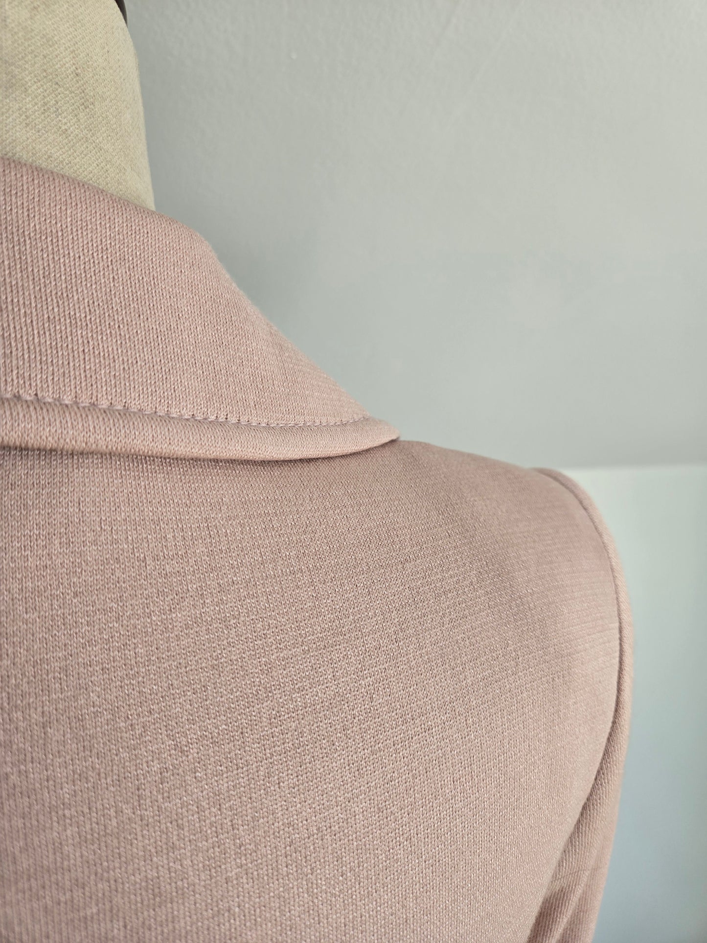 St John Pale Pink Knit Blazer - Size 4