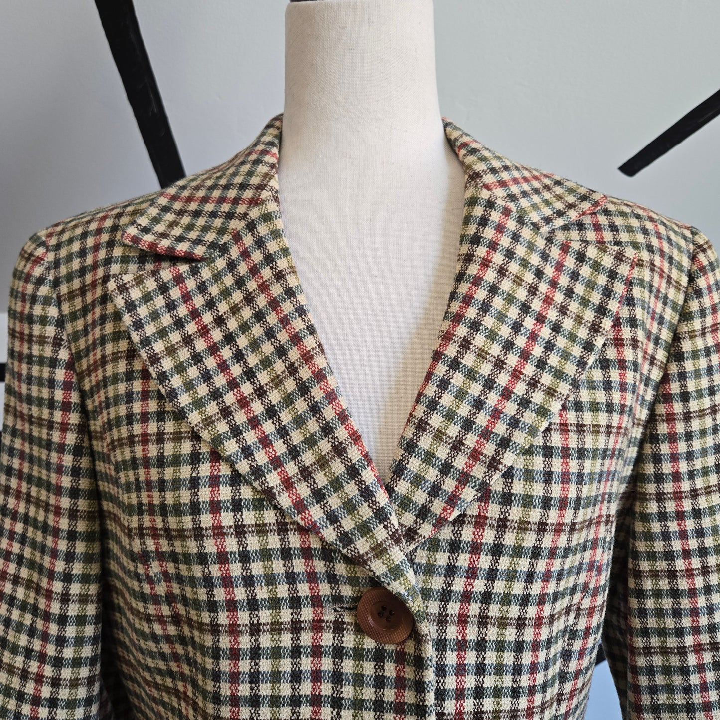 Authentic Ted Lapidus Paris Vintage 80s Made in Italy Blazer - medium