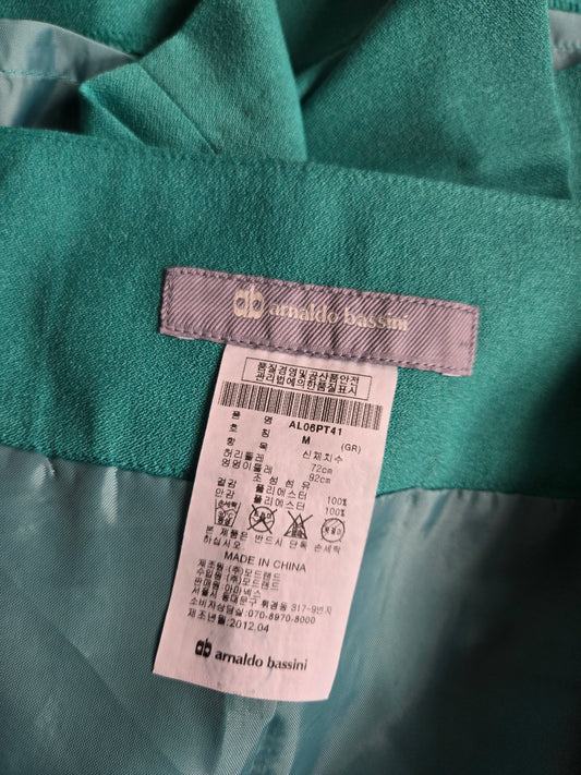 Arnaldo Bassini Italian Designer Skort in Turquoise - Medium