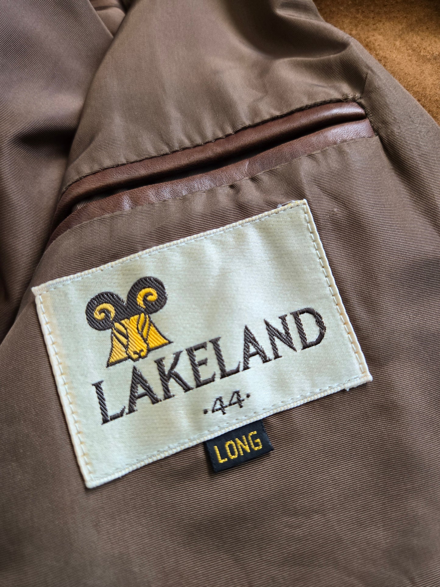 Lakeland Vintage Genuine Suede Leather Blazer - XL