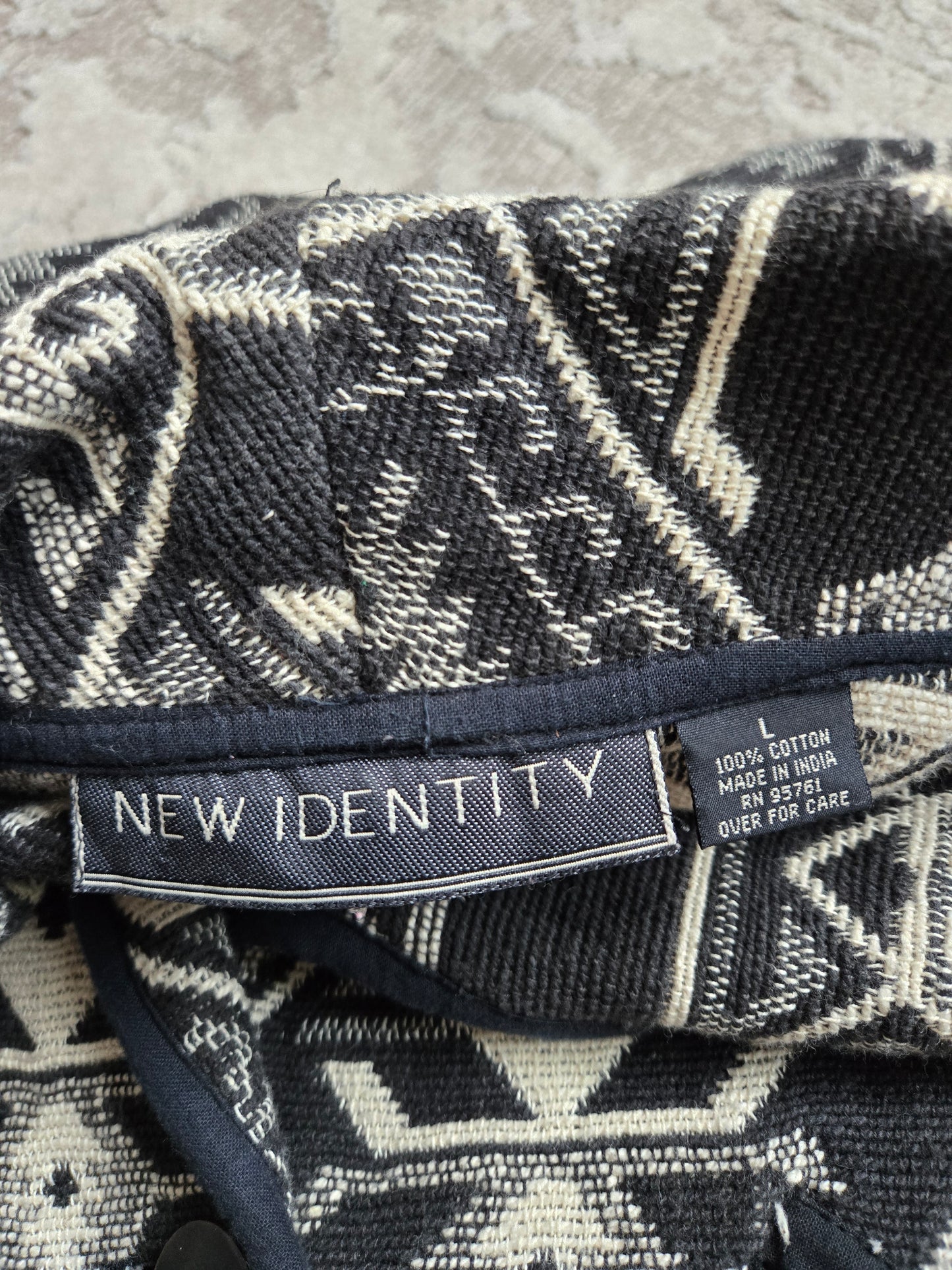 New Identity 100% Cotton Western Tapestry Jacket - Large