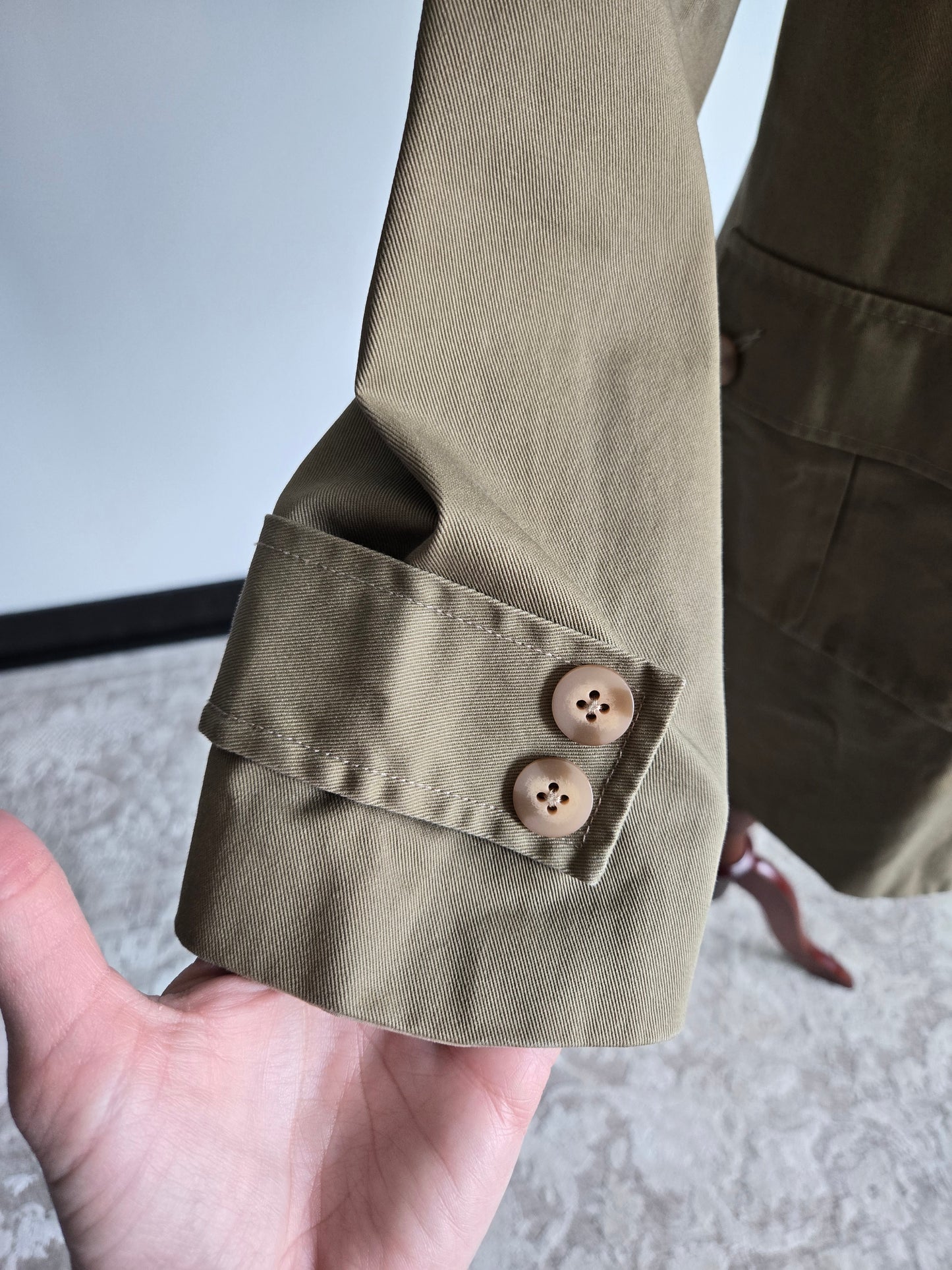 Weekend Workshop Cotton Tan Barn Coat - Small