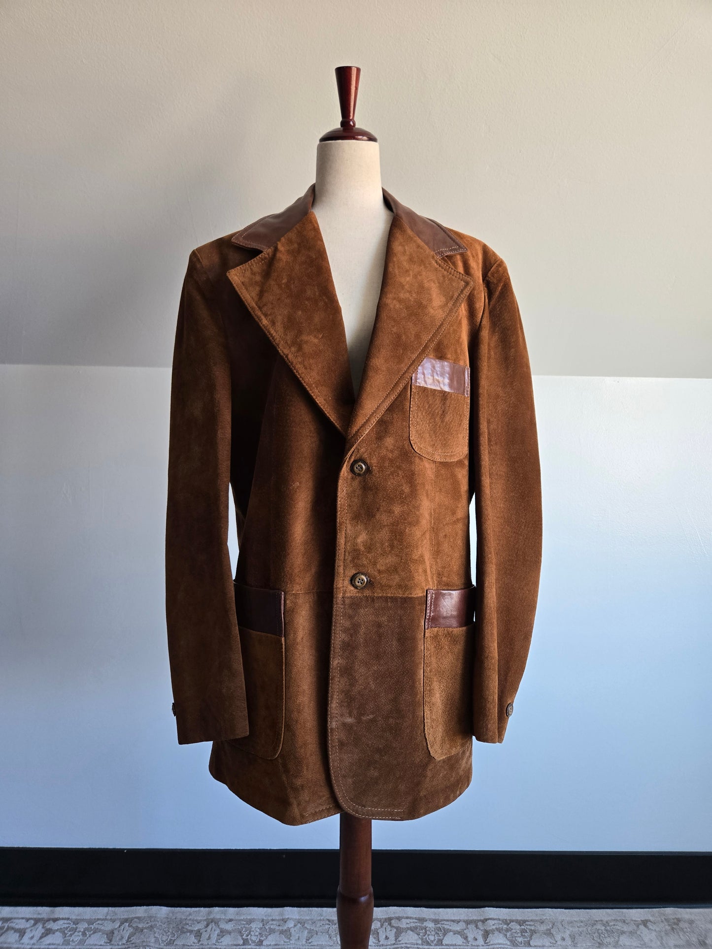 Lakeland Vintage Genuine Suede Leather Blazer - XL
