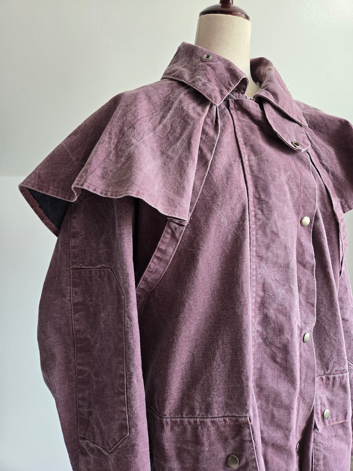 Australian Stock Saddle Co Town and Country Vintage Cotton Ranch Barn Coat - L/XL