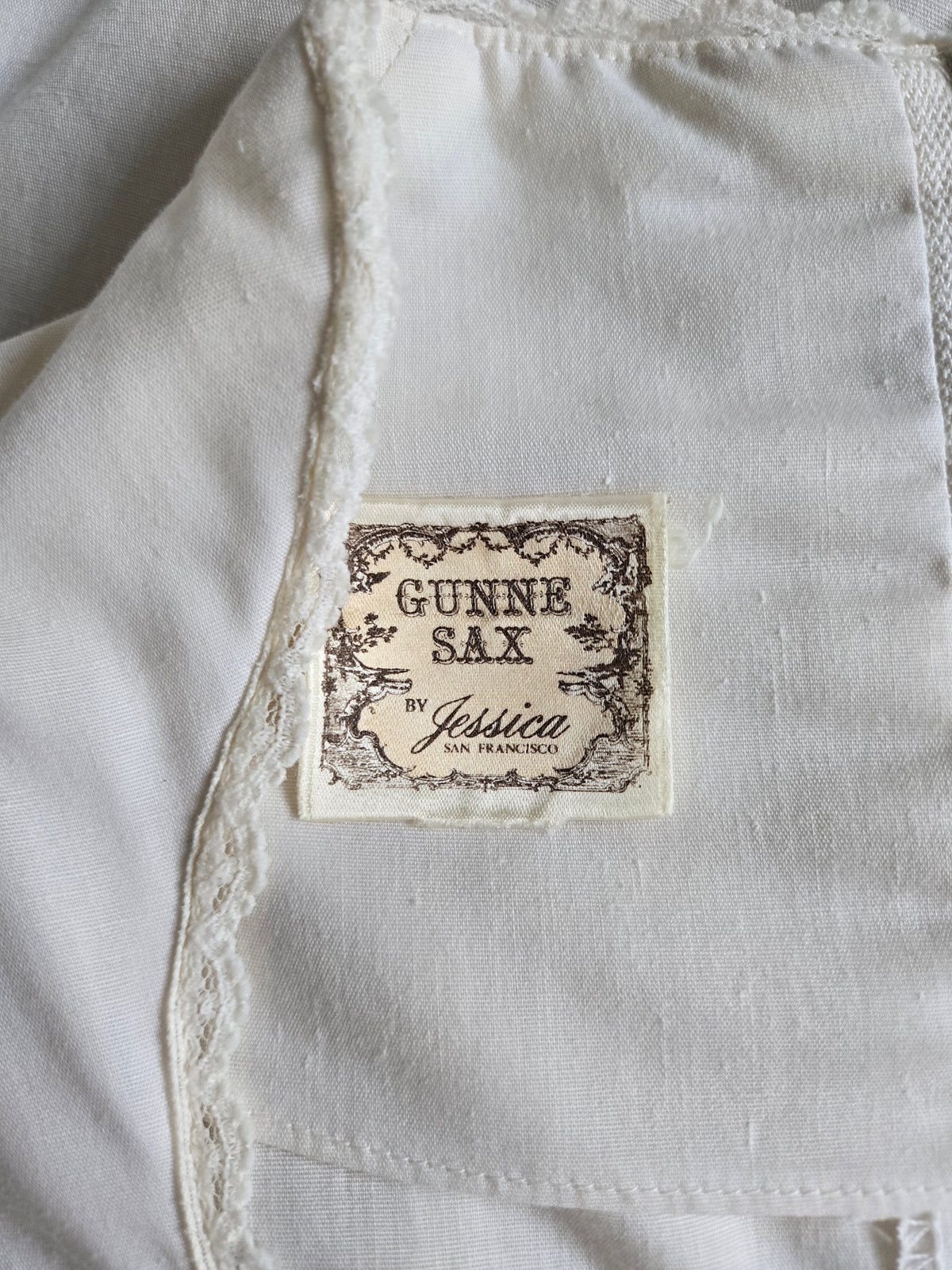 Vintage Gunne Sax by Jessica San Fransisco Cotton Prairie Dress - S/M