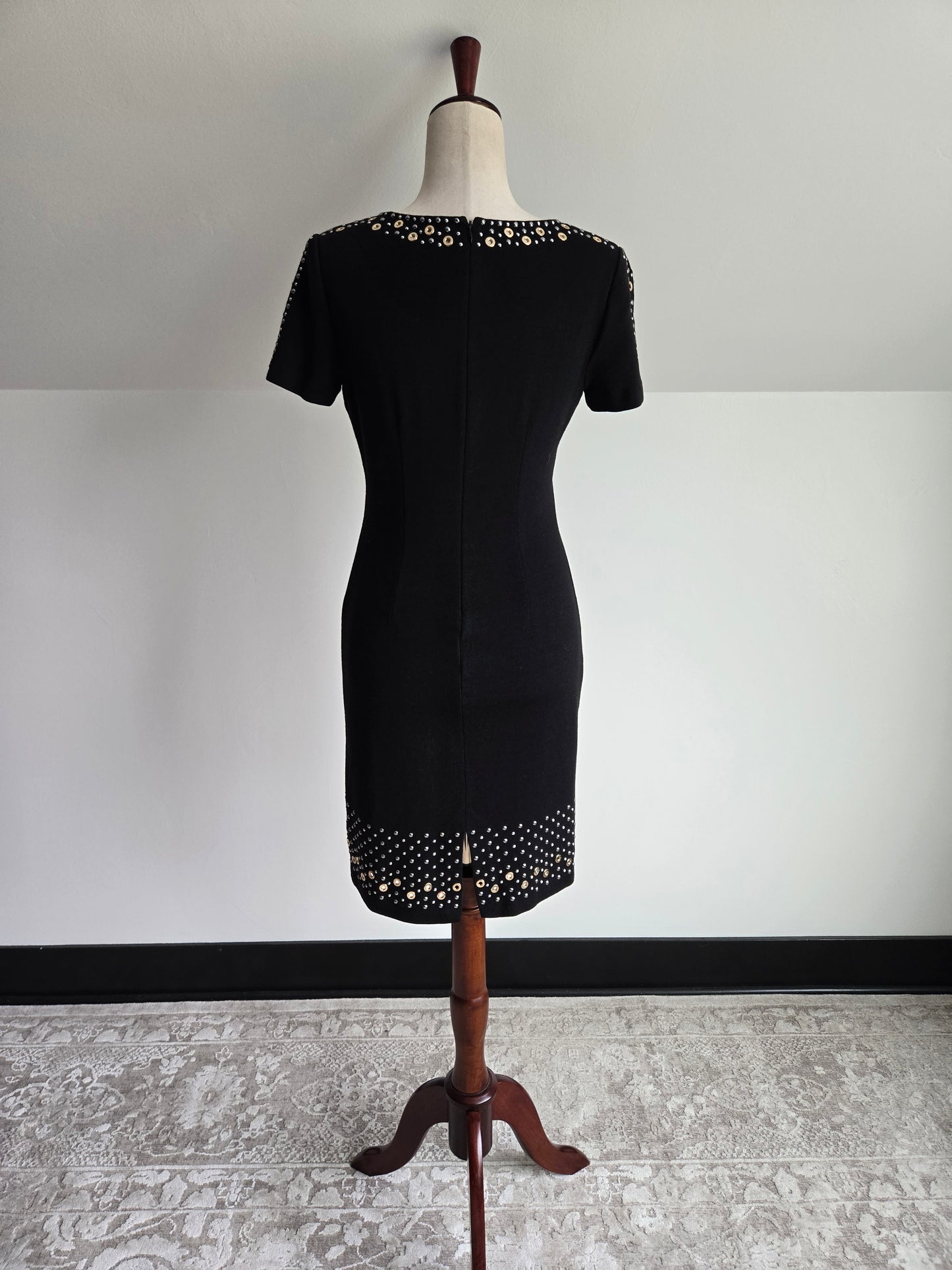 St John Couture Black Knit Dress - Size 4