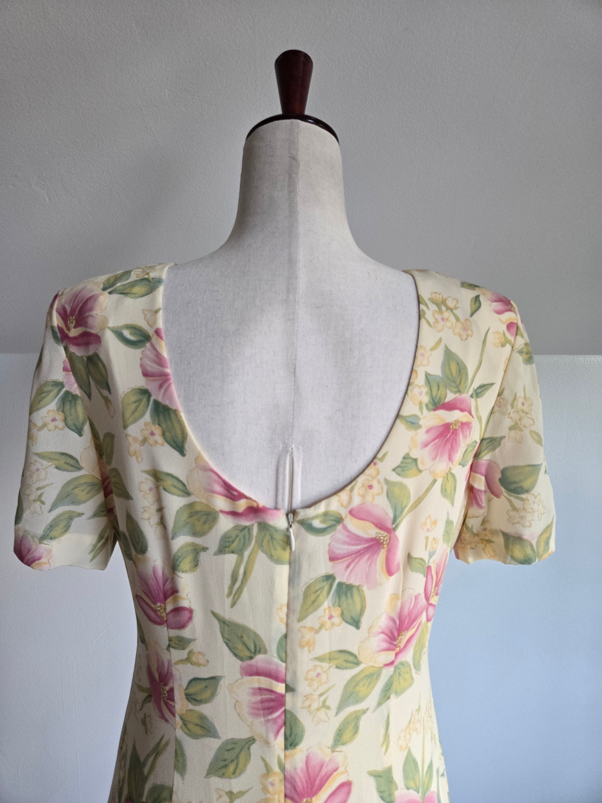 Vintage 90s Liz Claiborne Floral Dress - S/M