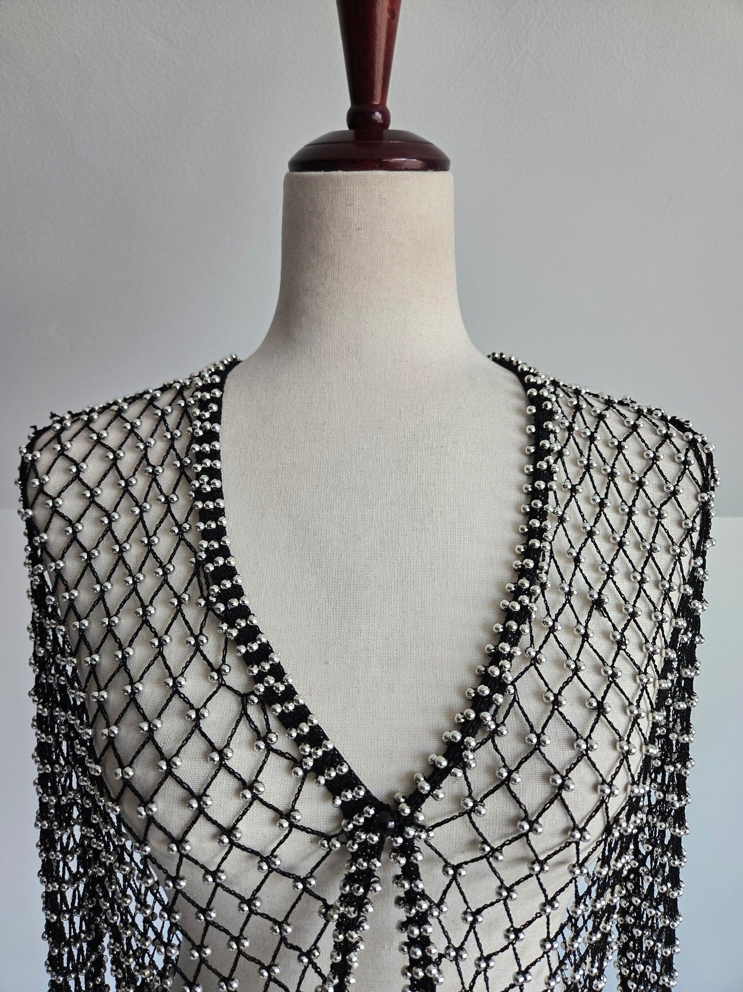 Vintage Beaded Bolero - XS/S