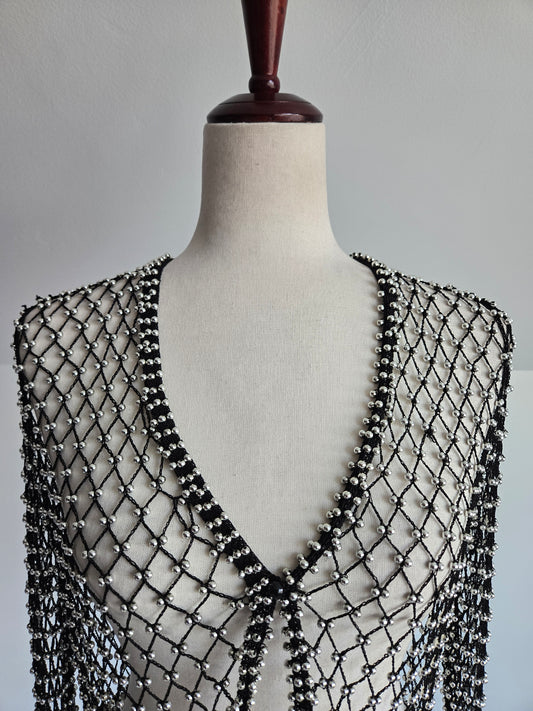 Vintage Beaded Bolero - XS/S
