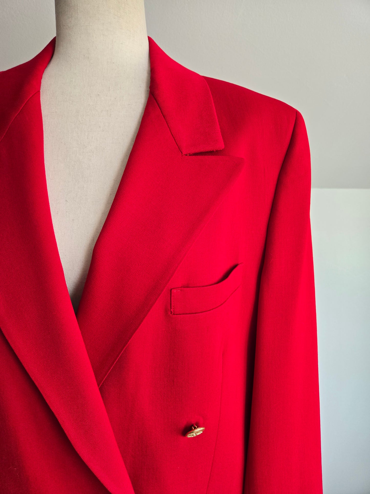 Brooks Brothers Red Wool Double Breasted Blazer - Size 14
