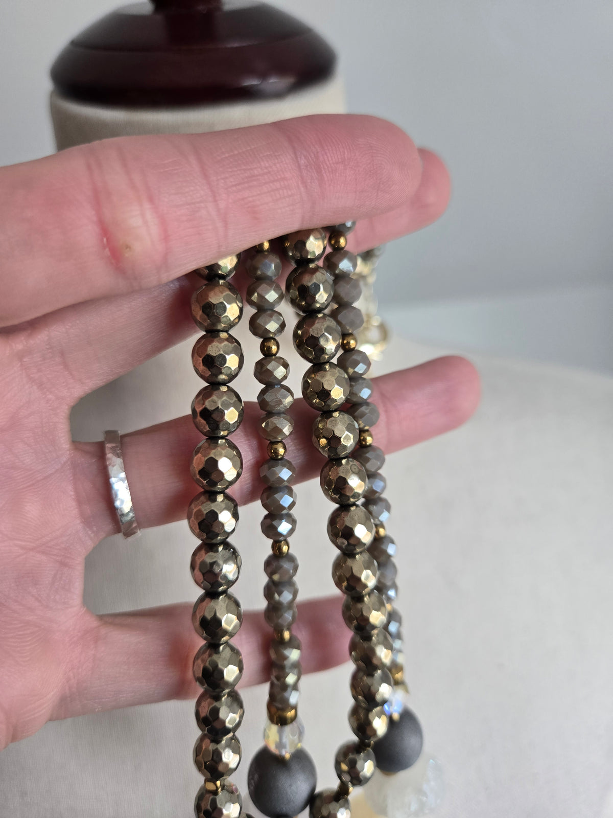 Large Chunky Druzy Statement Necklace