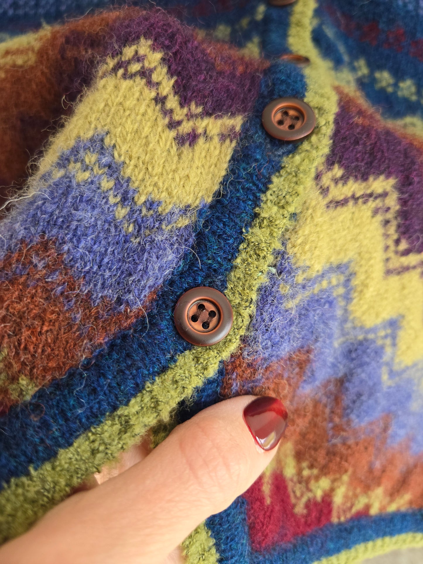 Vintage Wool Blend Vest - S/M