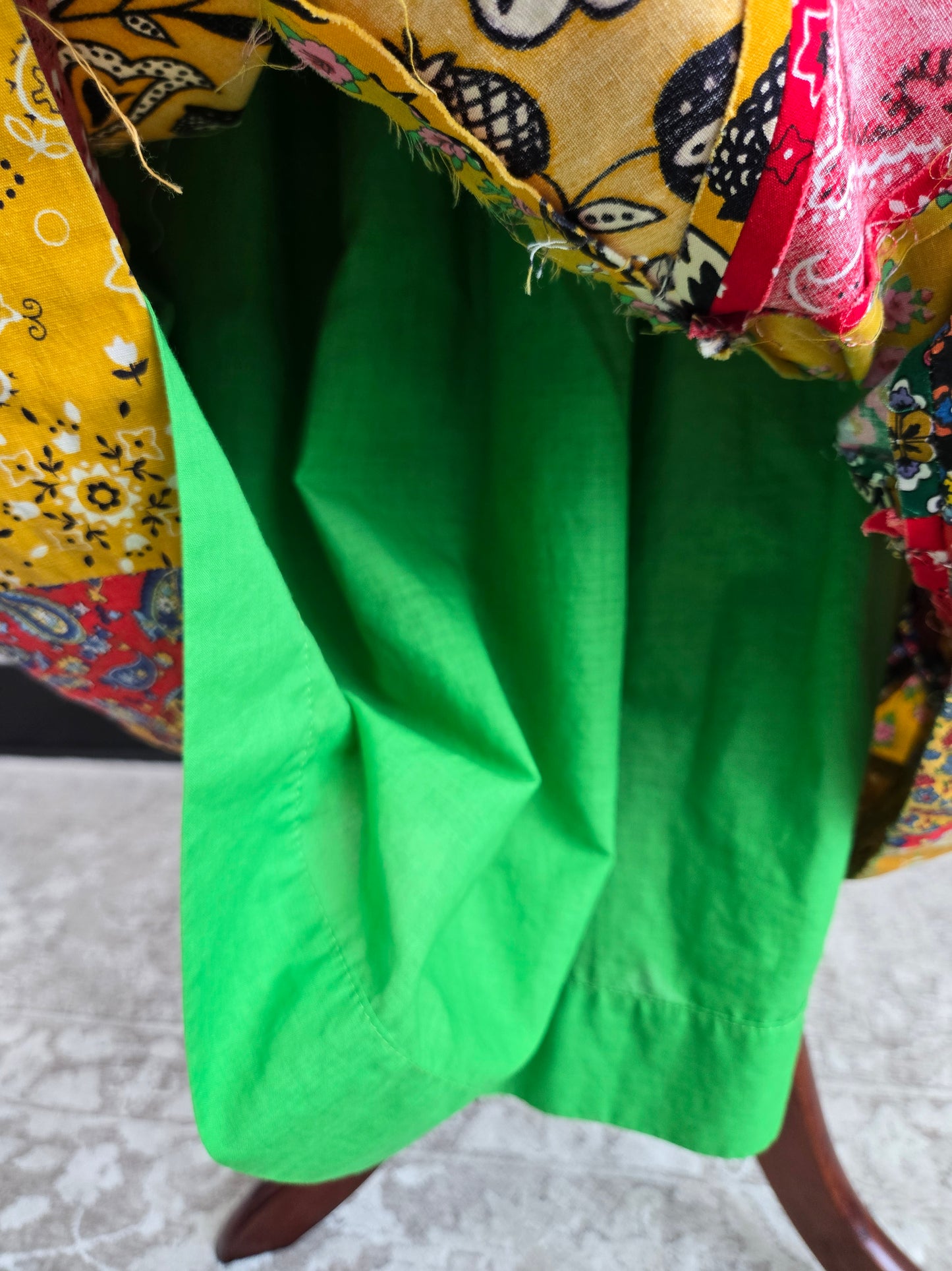 Vintage 70s True Patchwork Skirt - W26"