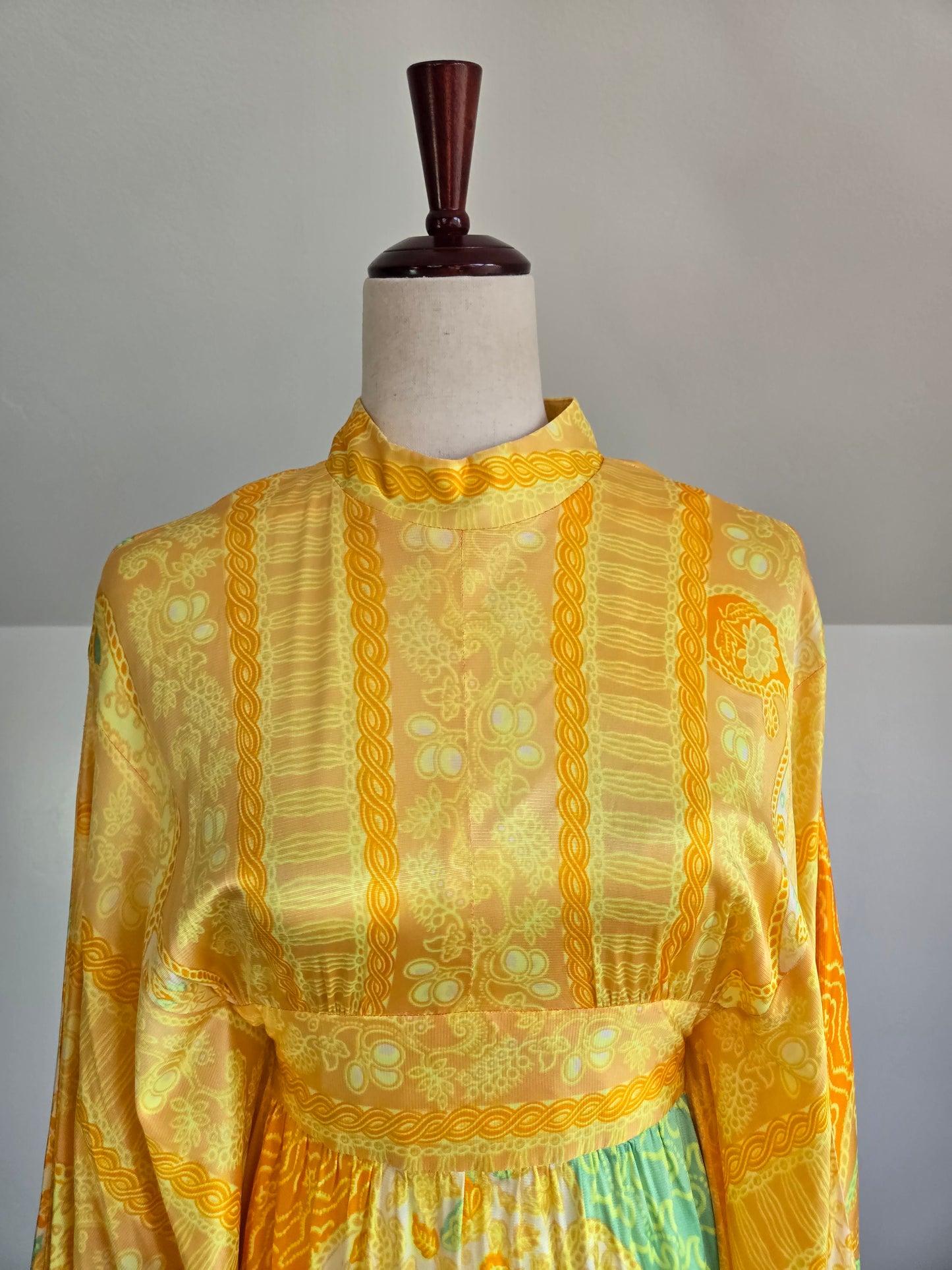 Windsor Vintage 60s Nylon Slinky Caftan Dress - up to large