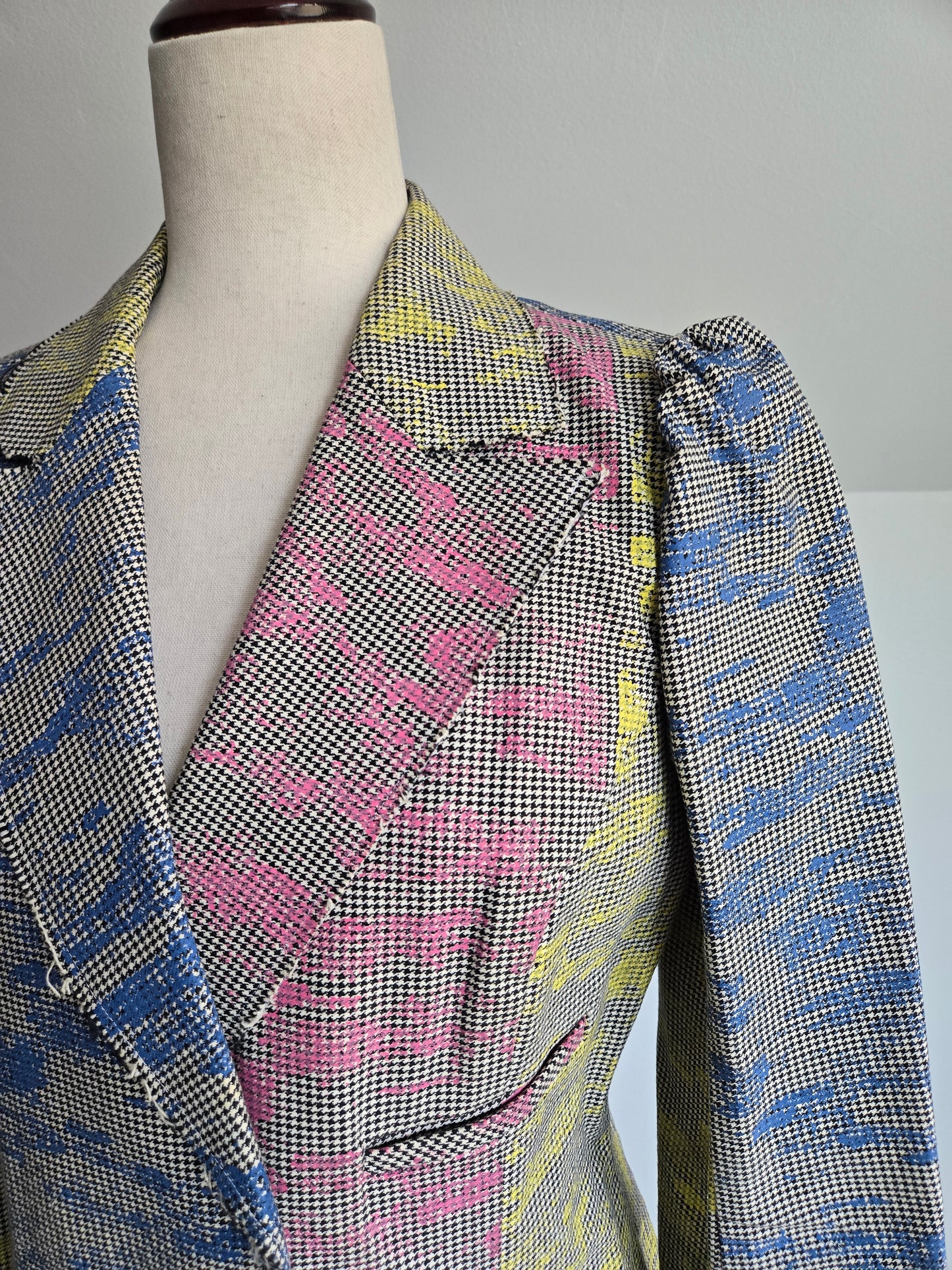 Coromo Japanese Avant Garde Asymmetrical Cotton Blazer - Medium