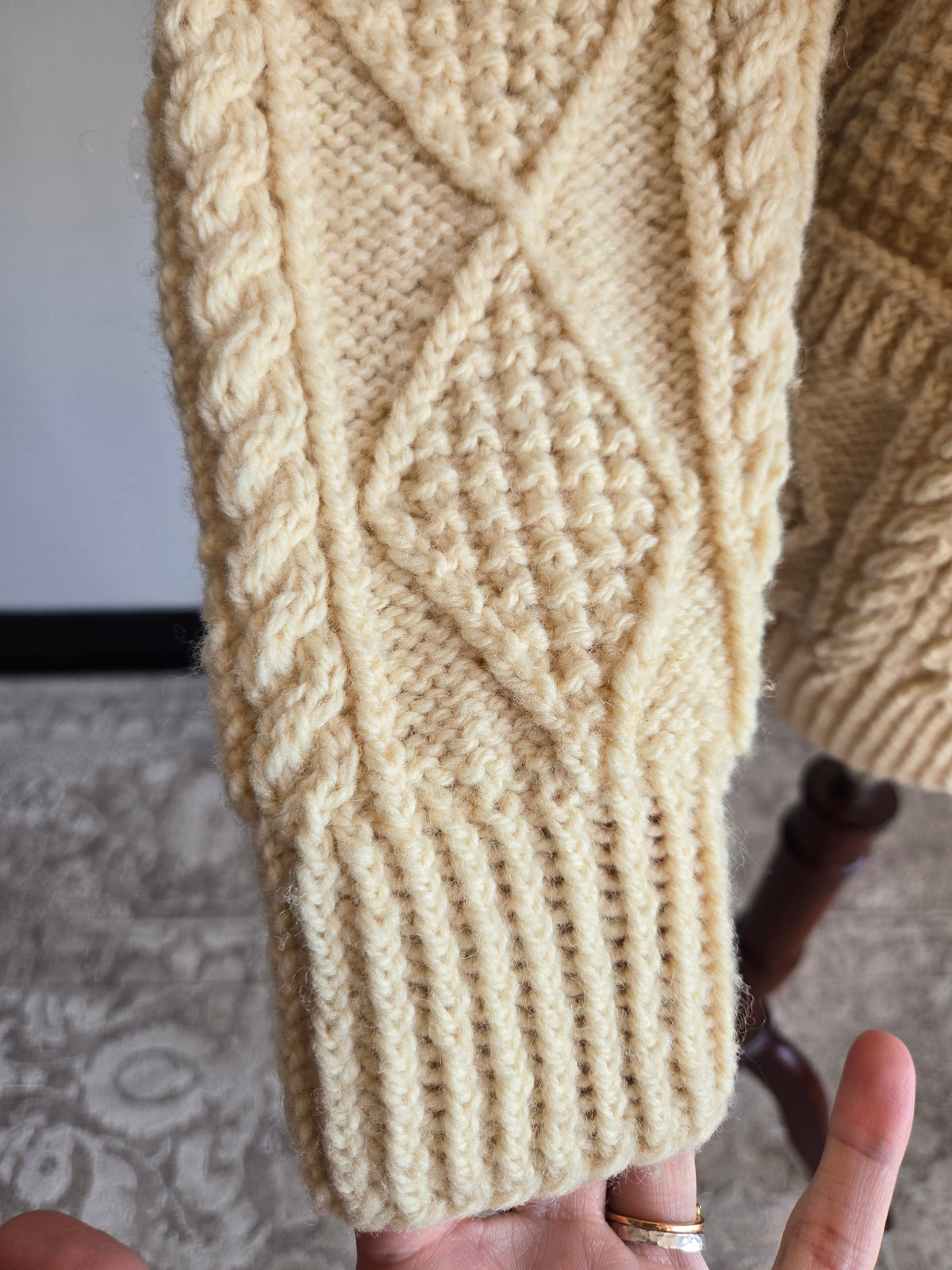 Blarney Woolen Mills Irish Knit Cardigan - medium