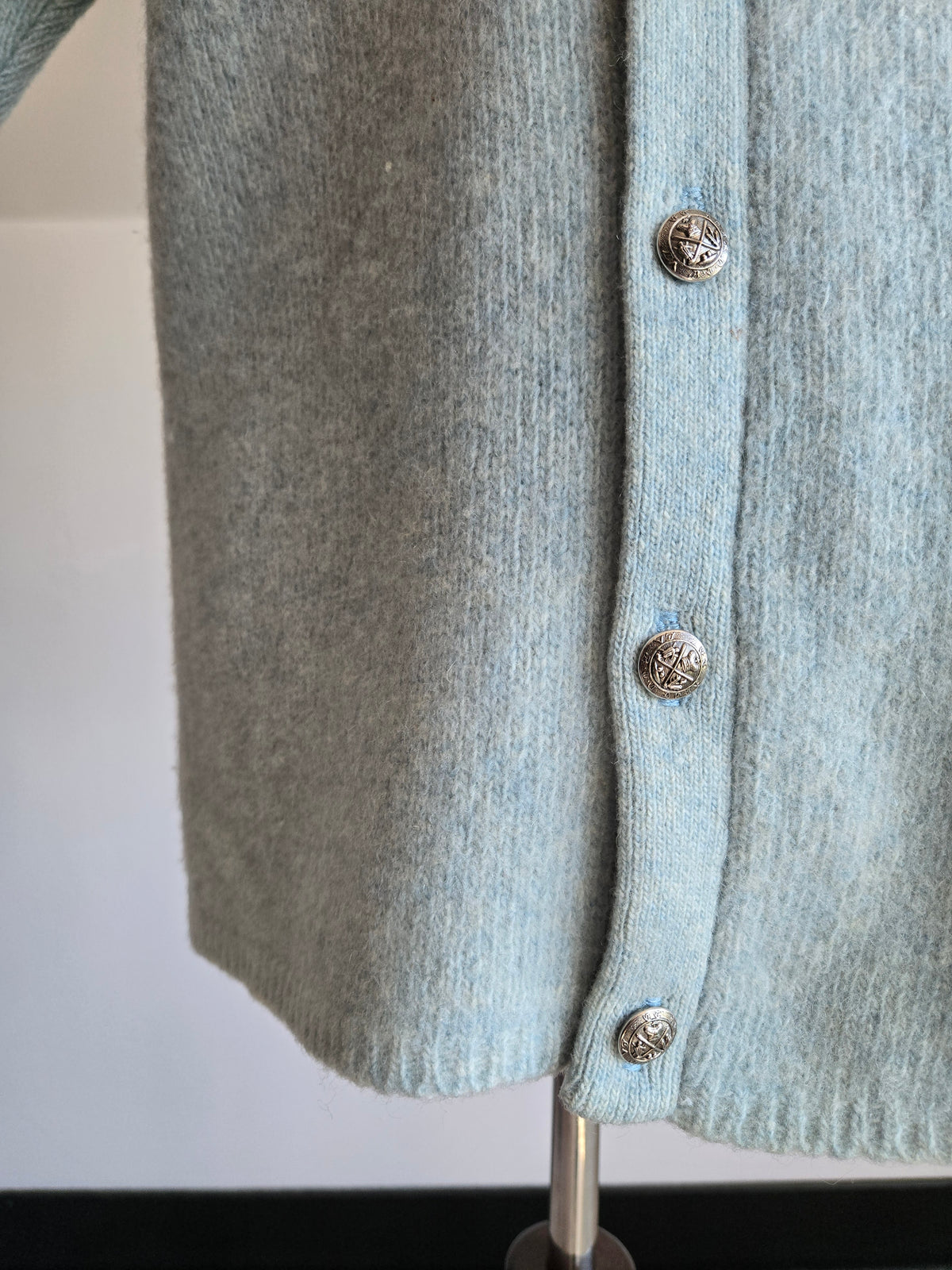Vintage 1960s Pennys Towncraft Wool Sweater Cardigan - M/L