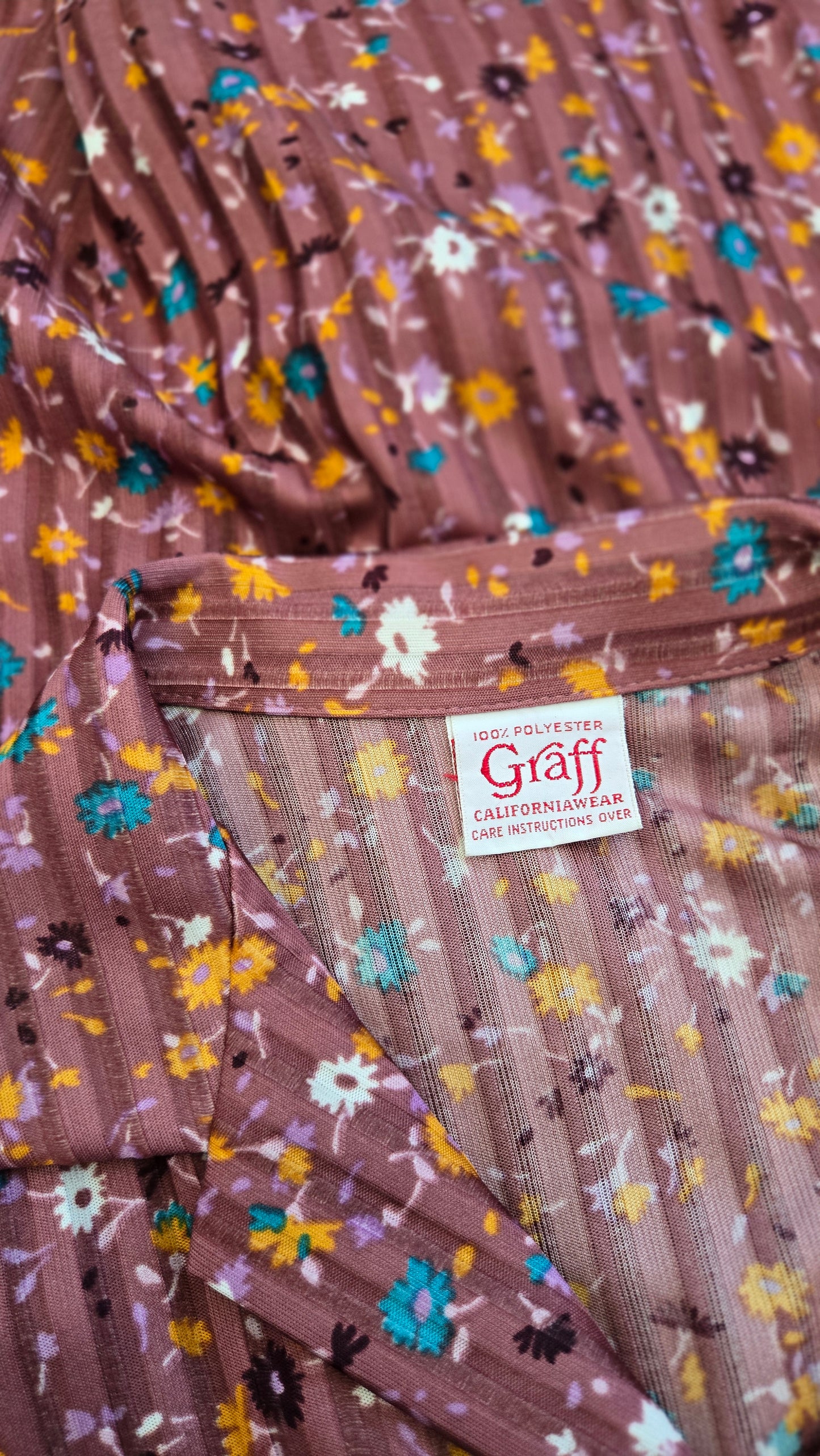 Graff Vintage 70s Micro Floral Top - large