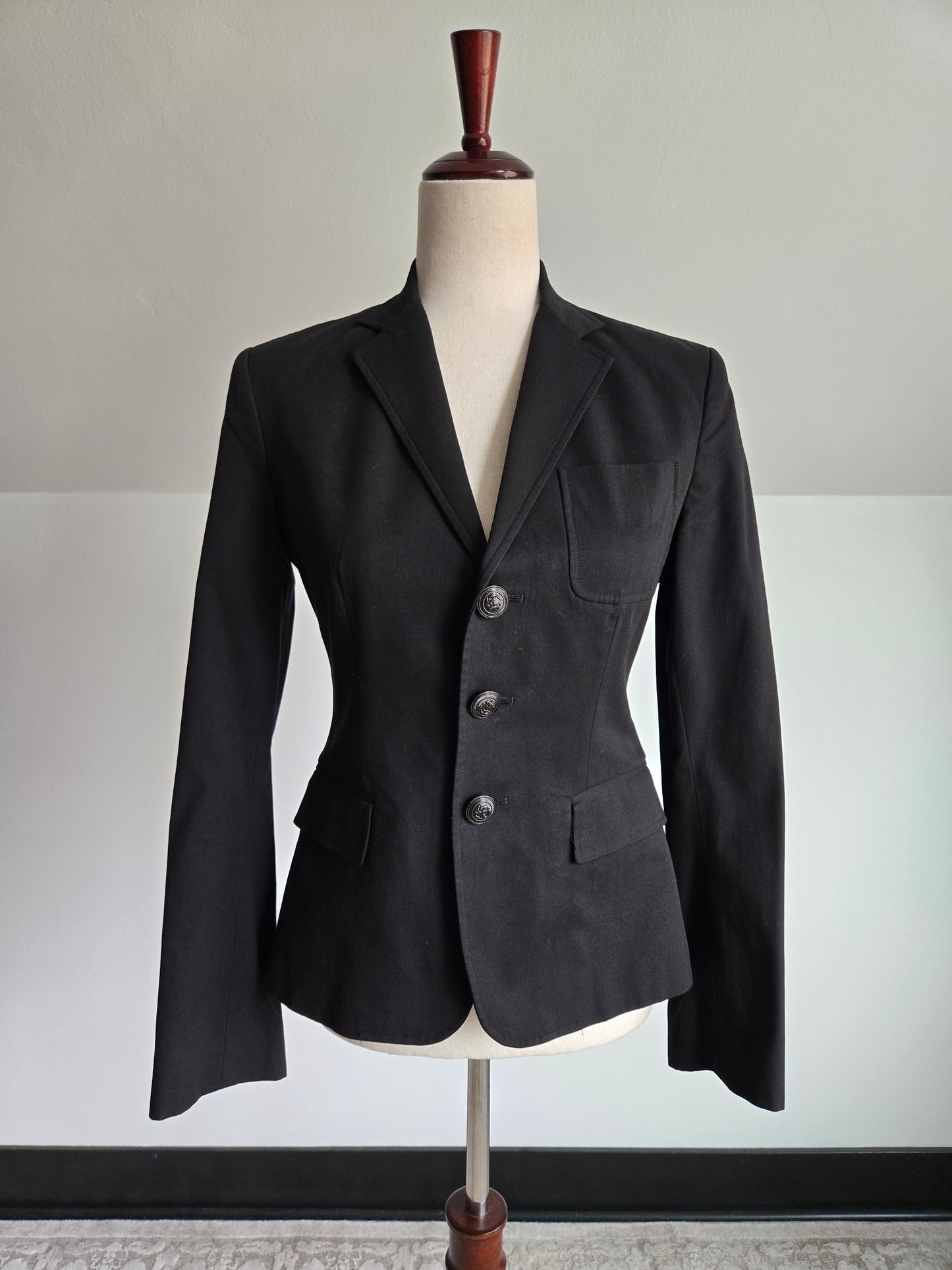 Vintage Y2K Ralph Lauren Black Blazer - Tagged 4