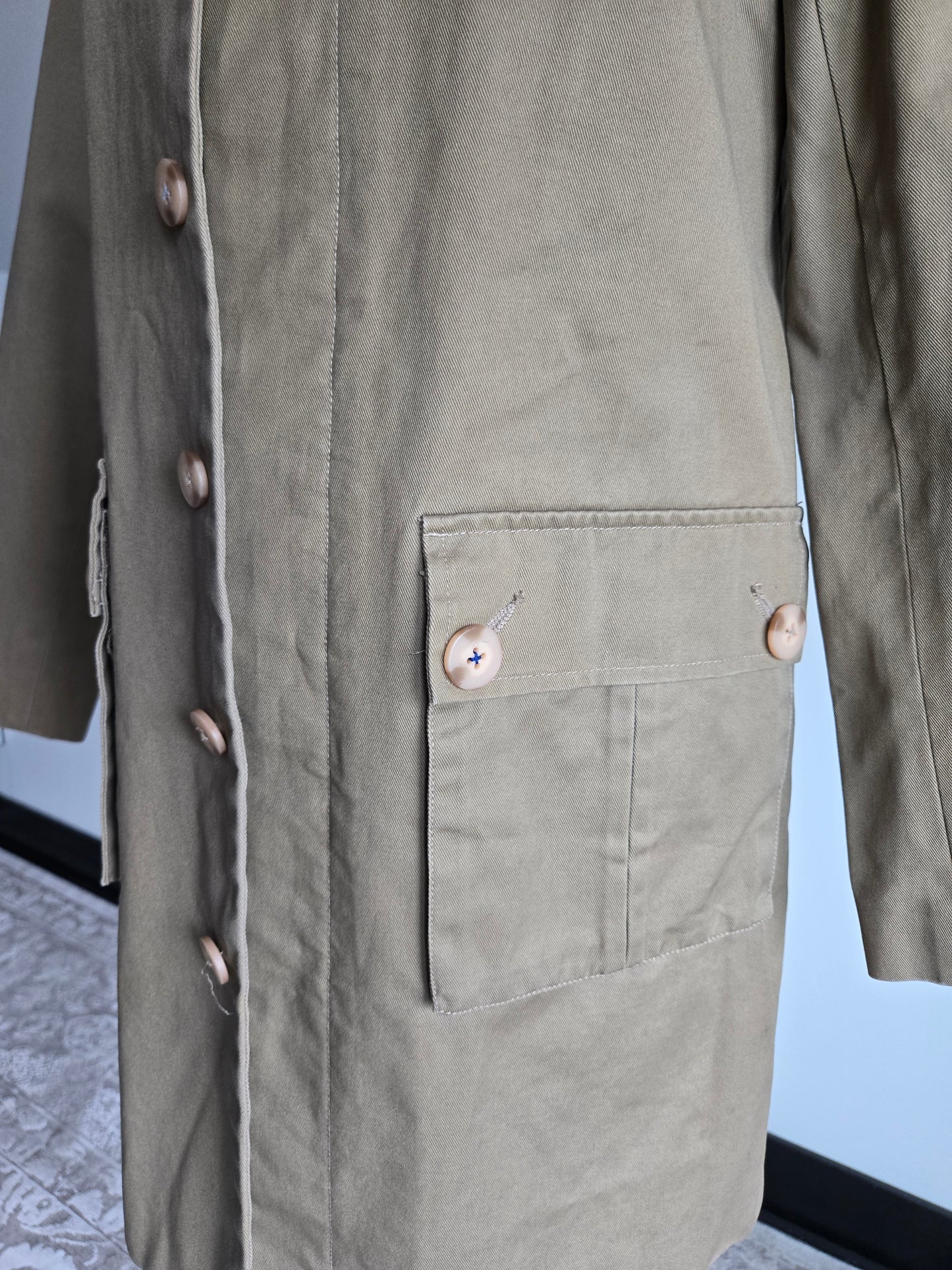 Weekend Workshop Cotton Tan Barn Coat - Small