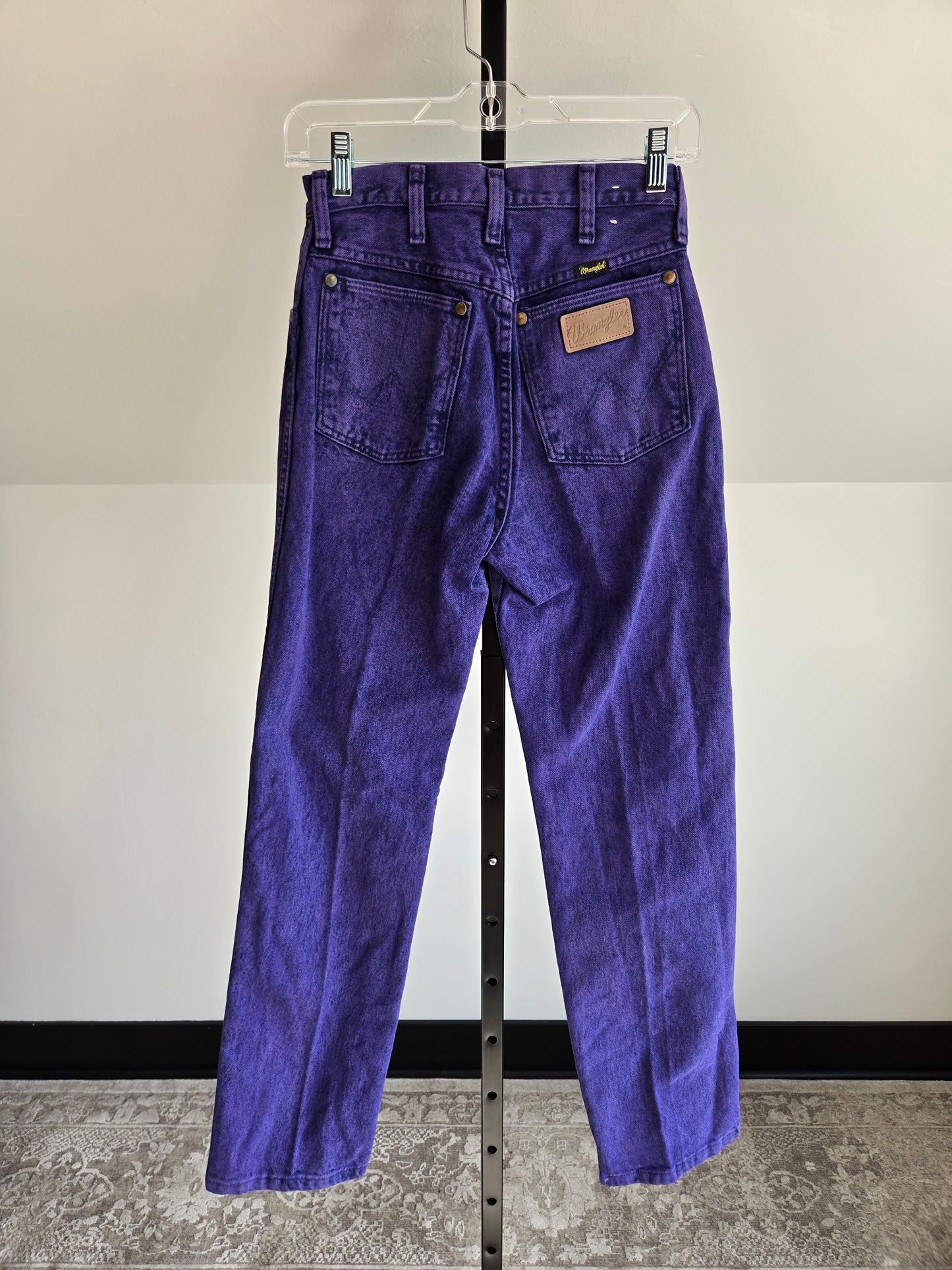 Purple Made in USA Vintage Wranglers - W25-26"