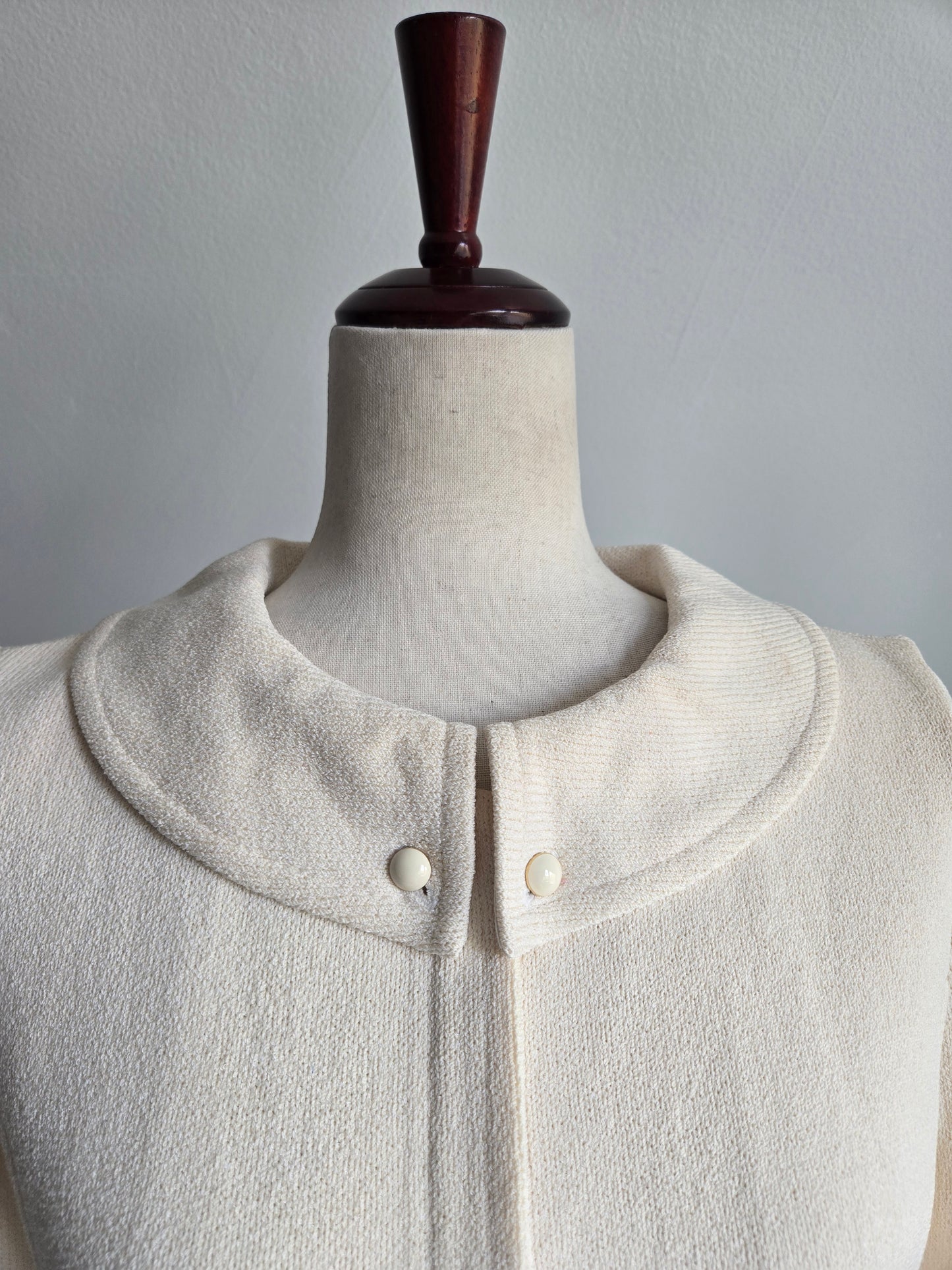 St John Knit Jacket in Ivory - XS/S/M