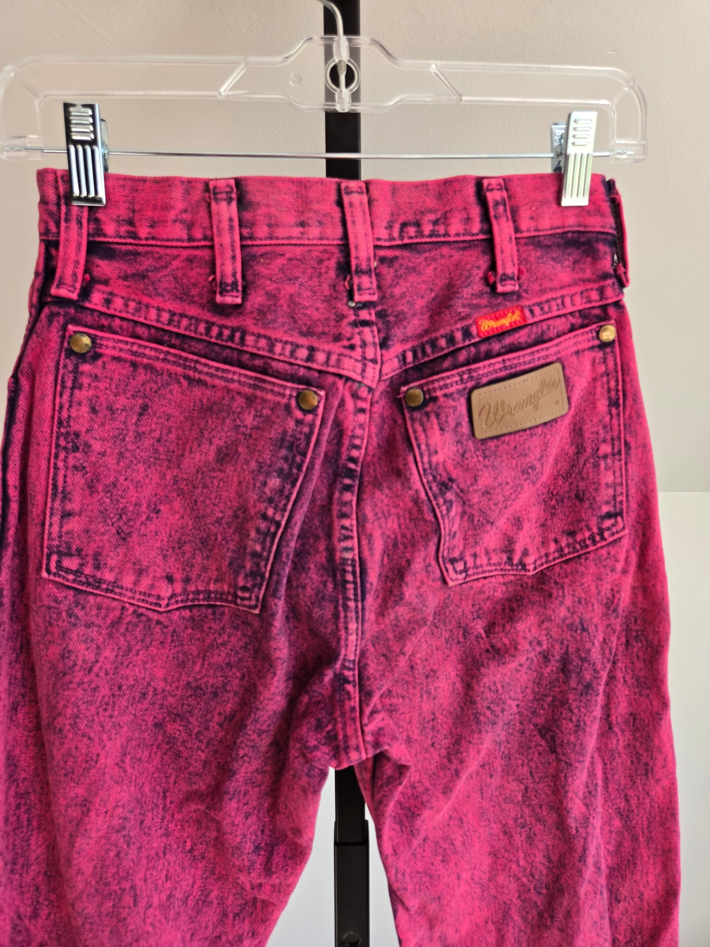 Pink Made in USA Vintage Wranglers - W25-26"