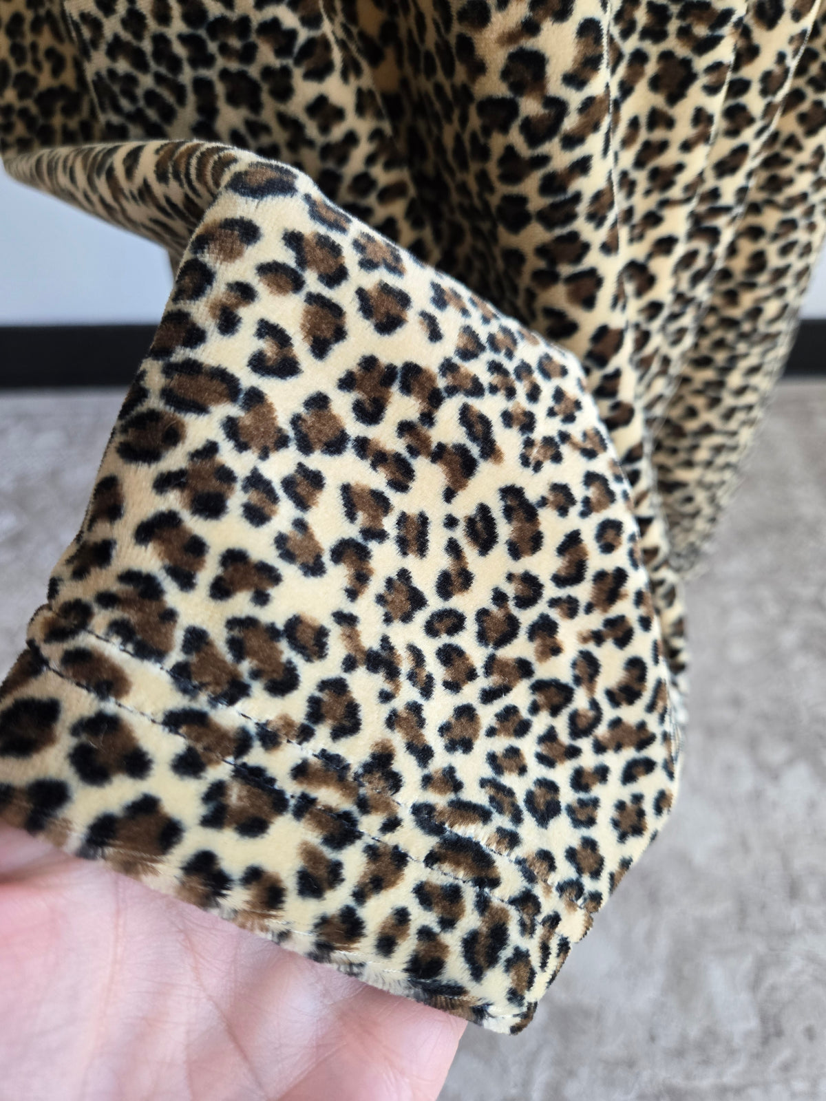 Vintage 90s Clio Leopard Dress - large