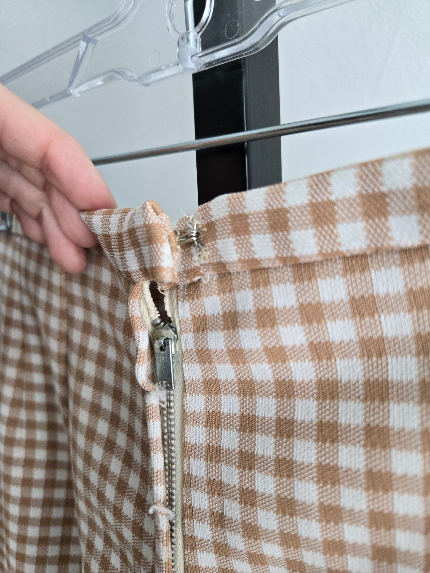 Vintage 60s Hand Made Vest and Pants Two Piece Set - Small