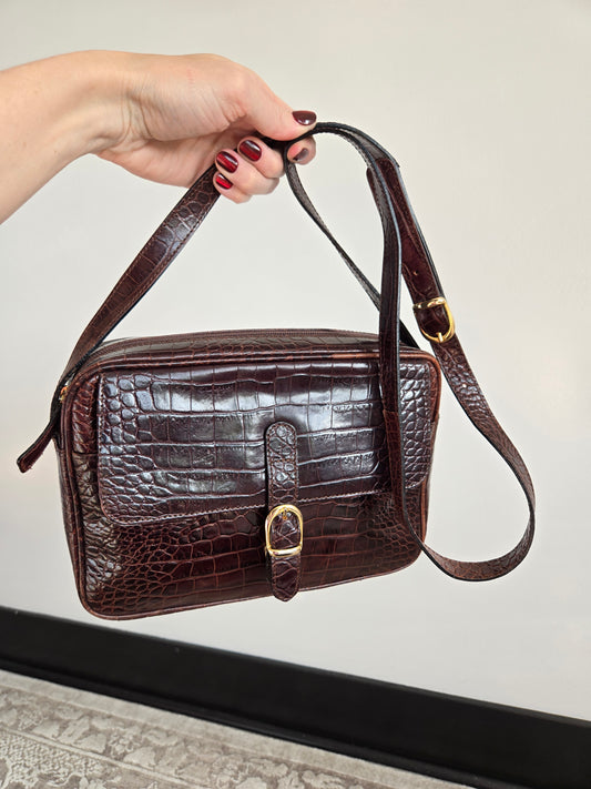 Vintage Italian Leather Crossbody