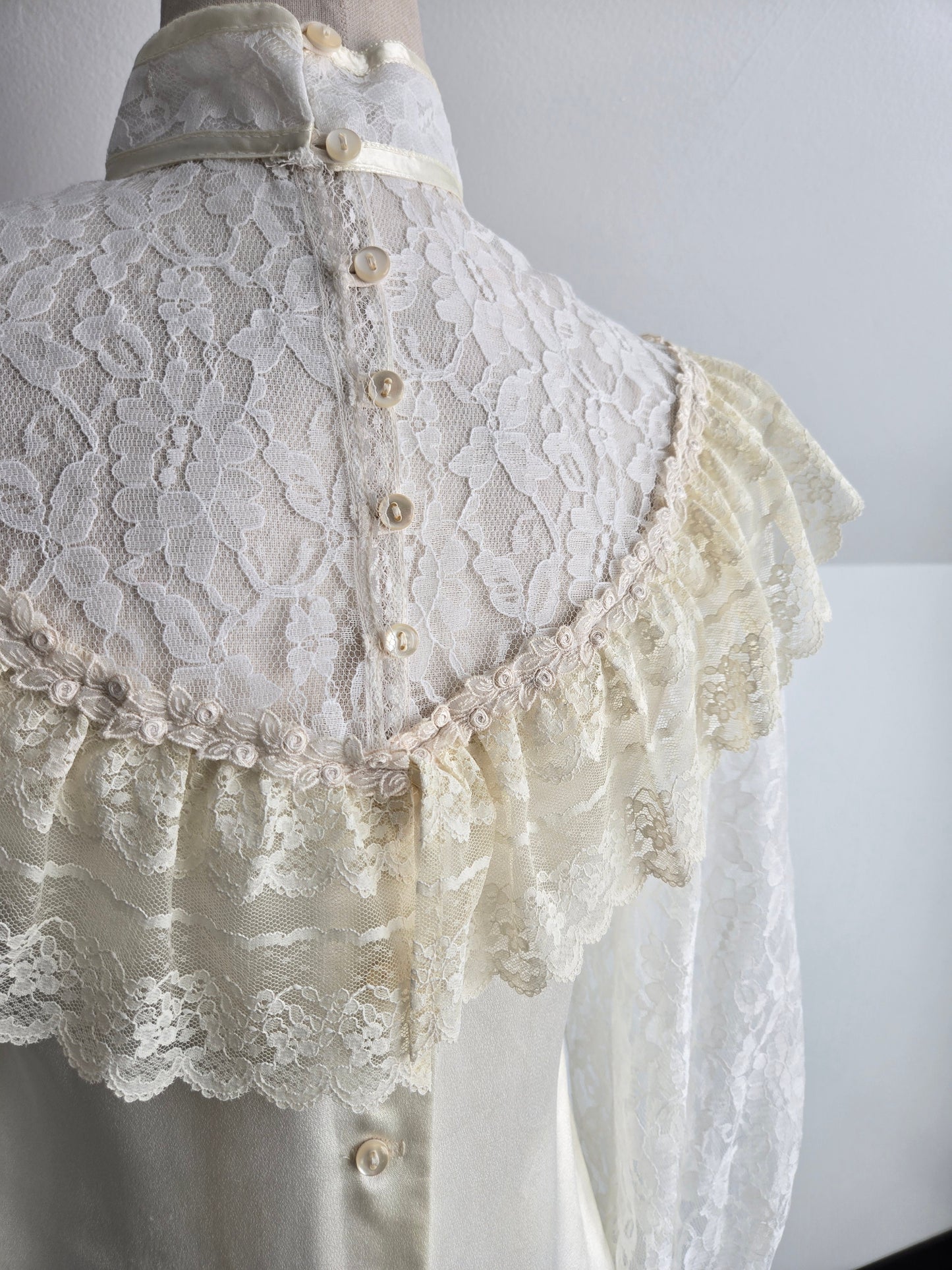 Gunnies Gunne Sax by Jessica Vintage 80s Blouse - Small