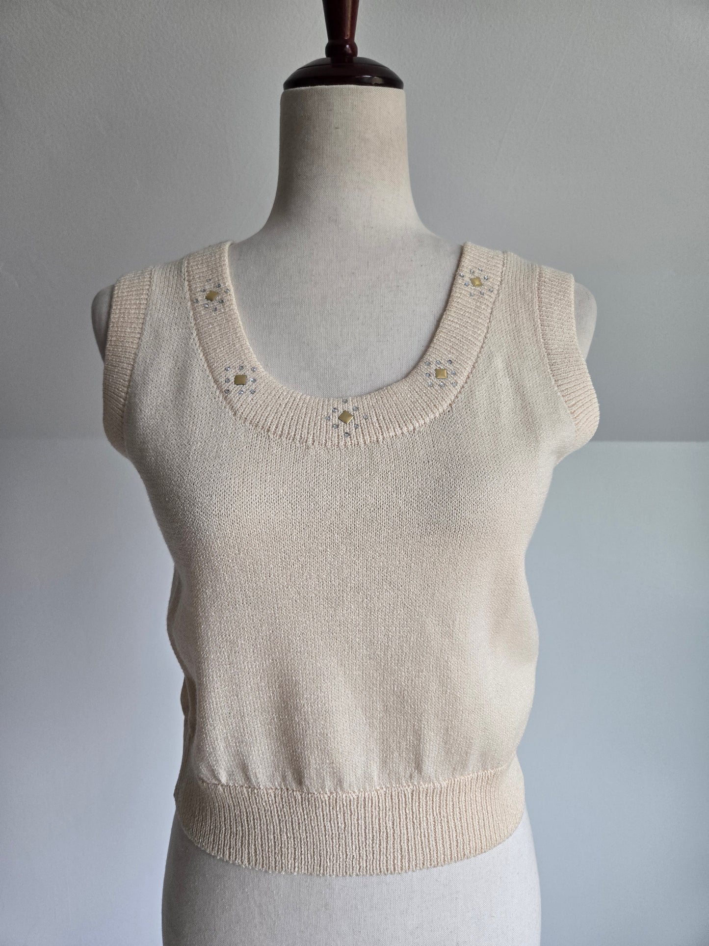Vintage St John Knit Crop Tank - XS/S/M/L
