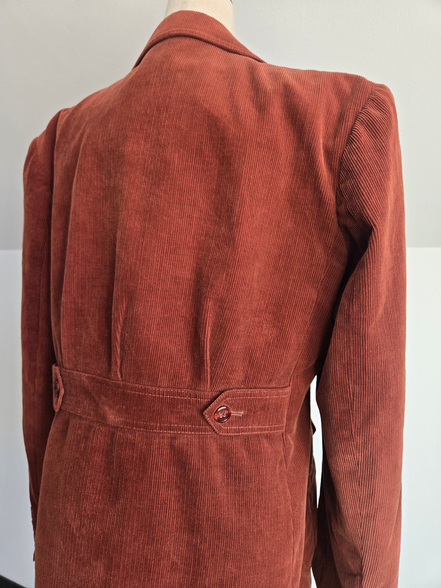 Scotts Grey Ltd. Vintage Corduroy Equestrian Blazer -