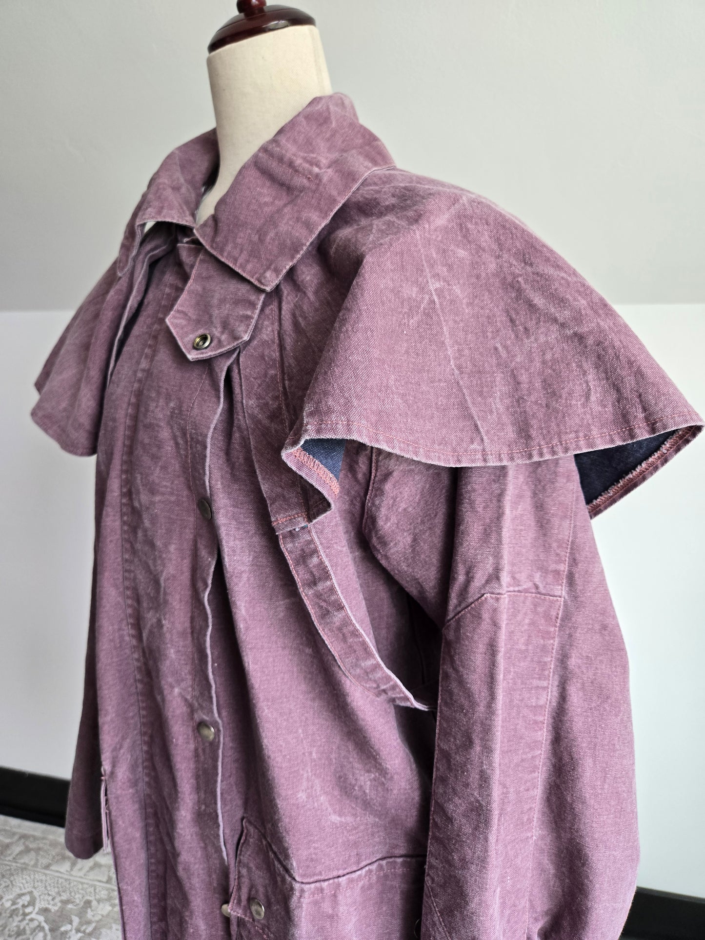 Australian Stock Saddle Co Town and Country Vintage Cotton Ranch Barn Coat - L/XL